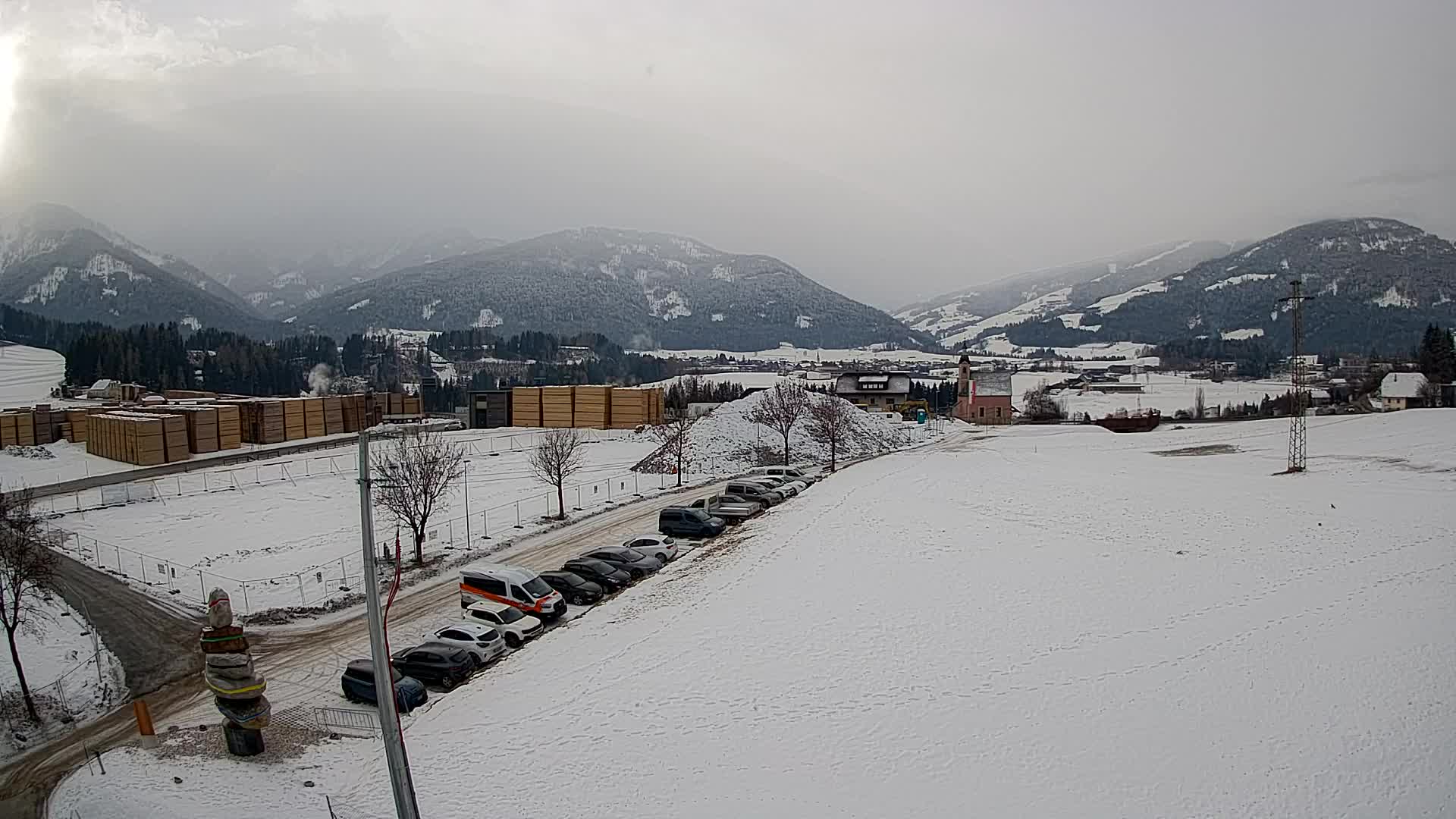 Webcam Rasun / Plan de Corones – Vista live dalla Valle di Anterselva