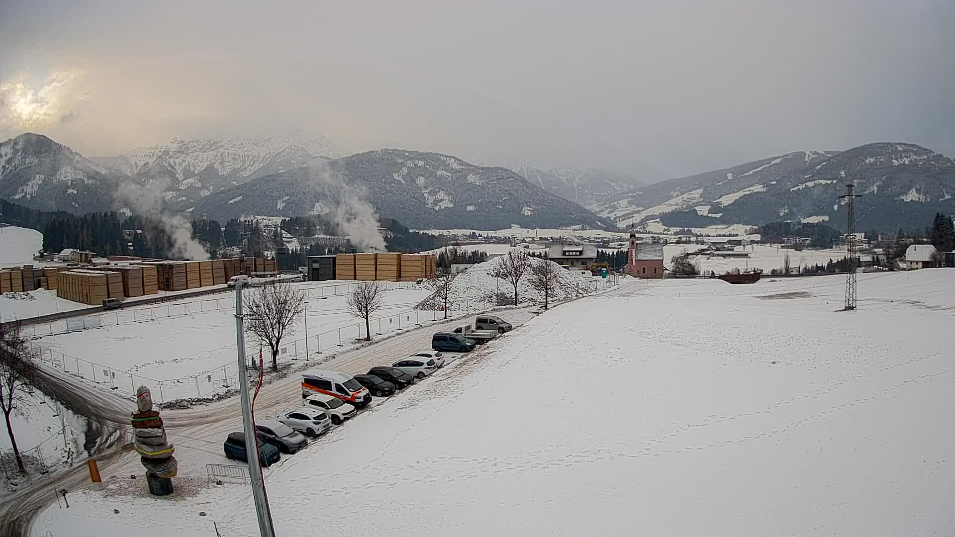 Webcam Rasun / Plan de Corones – Vista live dalla Valle di Anterselva