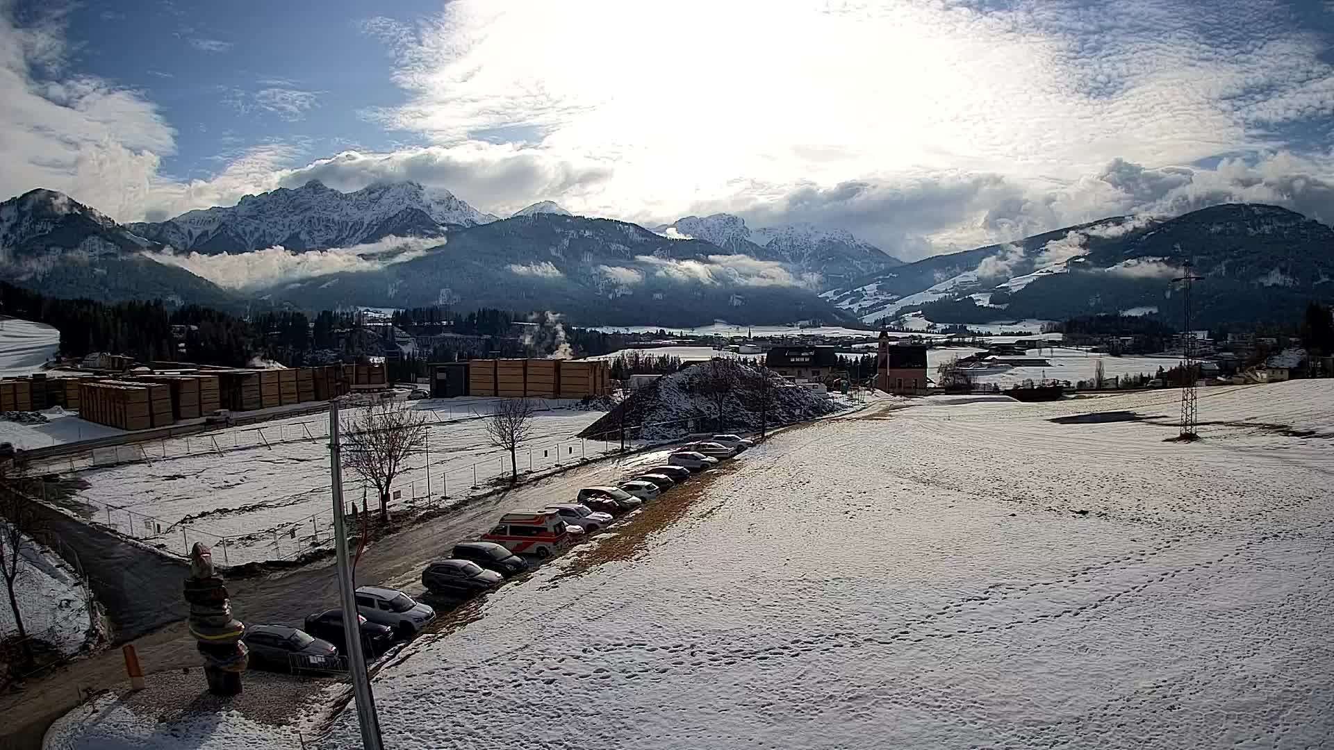 Webcam Rasun / Plan de Corones – Vista live dalla Valle di Anterselva