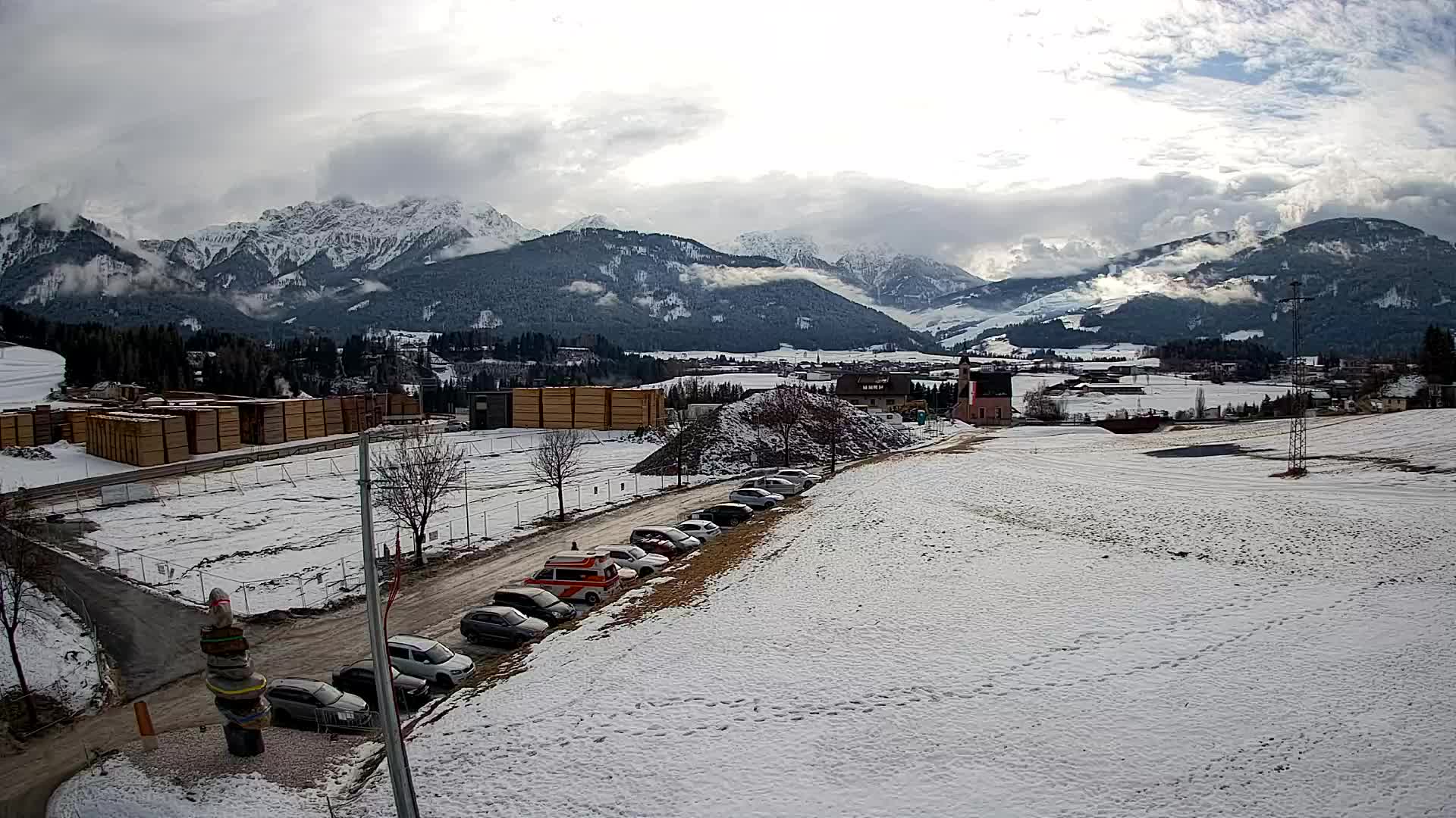 Webcam Rasun / Plan de Corones – Vista live dalla Valle di Anterselva