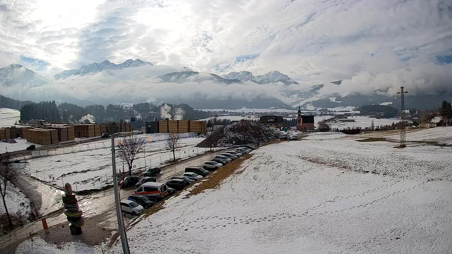 Webcam Rasun / Plan de Corones – Vista live dalla Valle di Anterselva