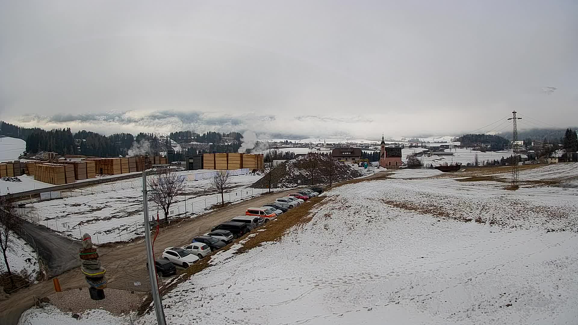 Webcam Rasun / Plan de Corones – Vista live dalla Valle di Anterselva