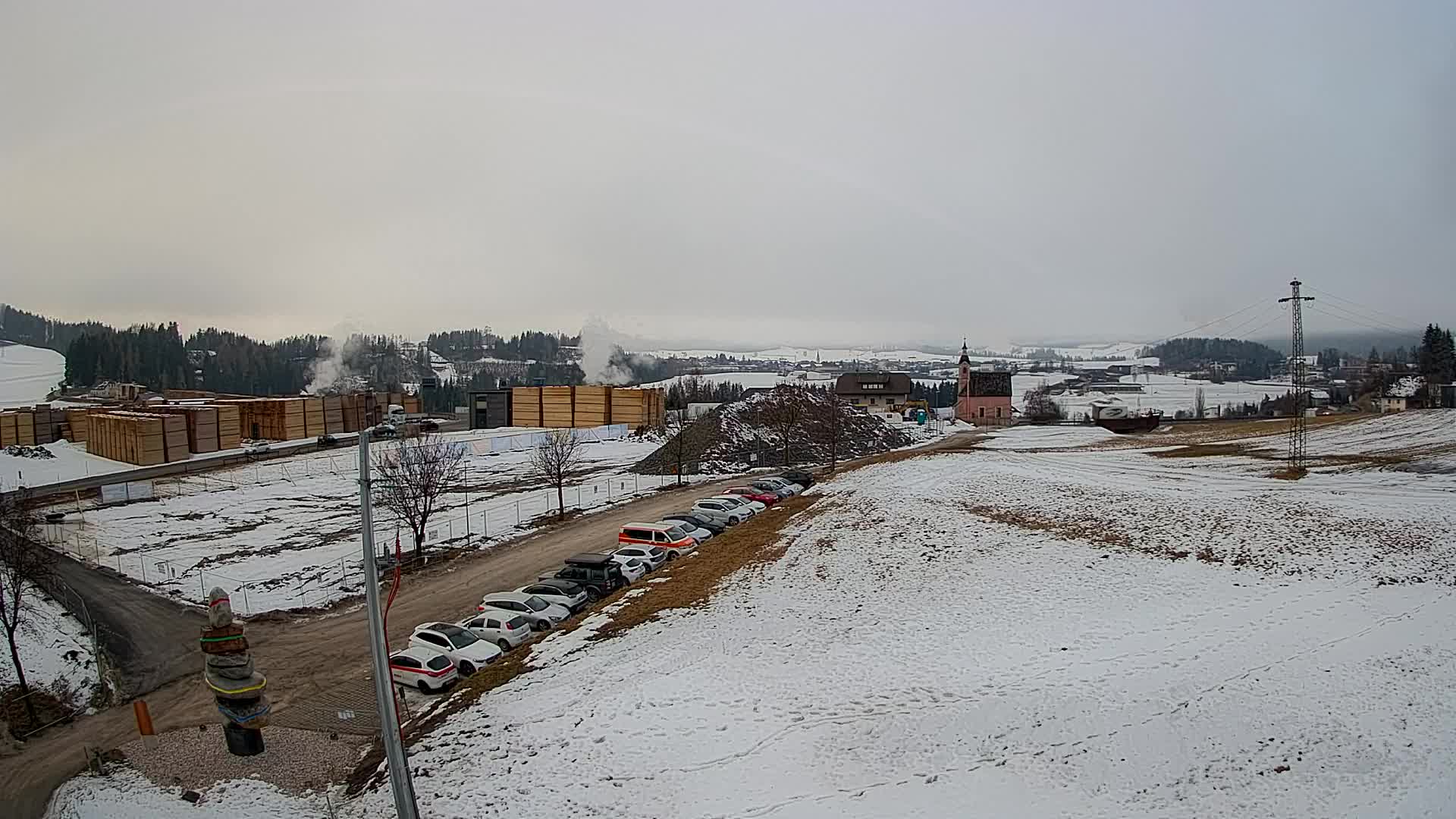 Webcam Rasun / Plan de Corones – Vista live dalla Valle di Anterselva