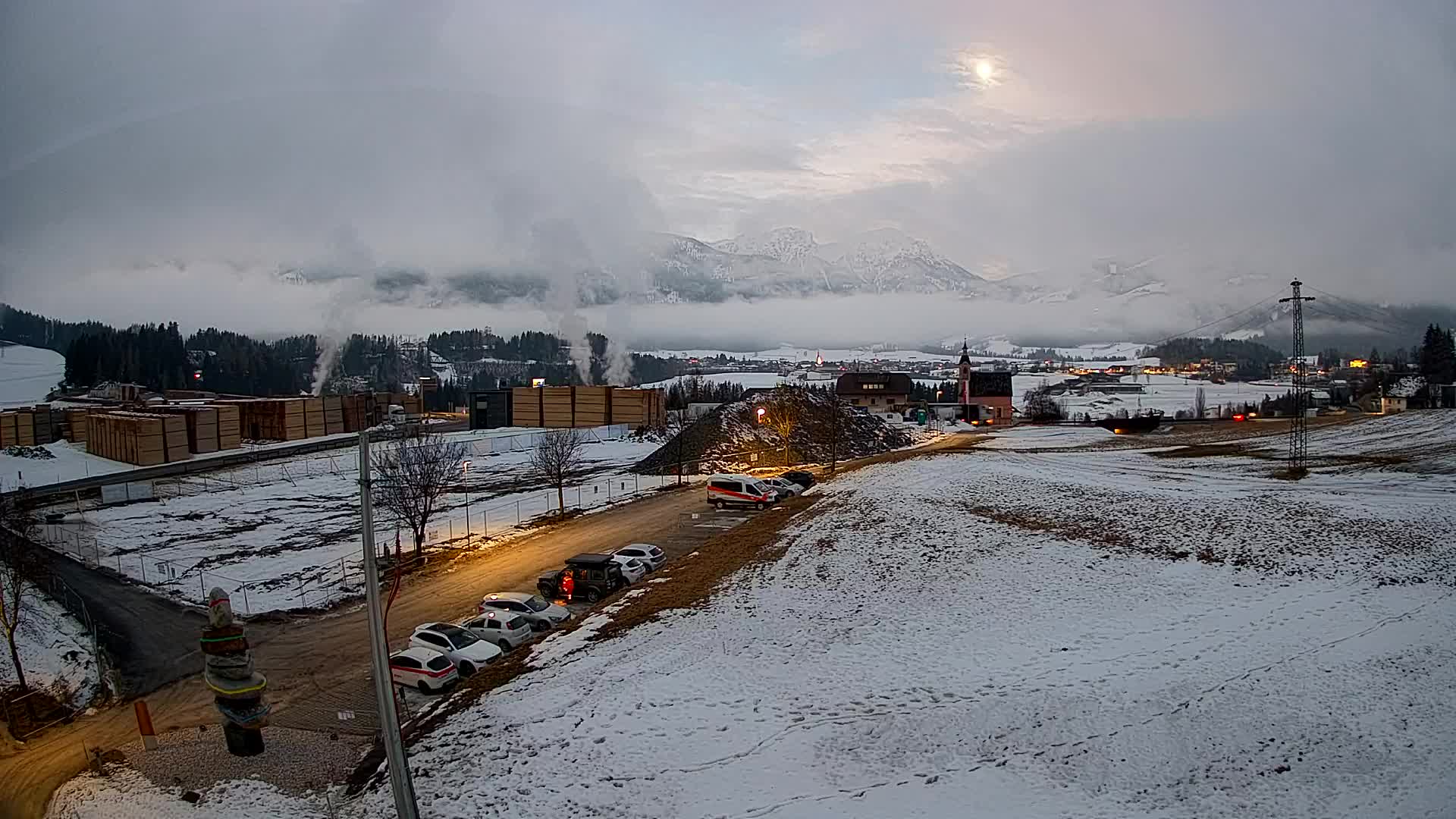 Webcam Rasun / Plan de Corones – Vista live dalla Valle di Anterselva