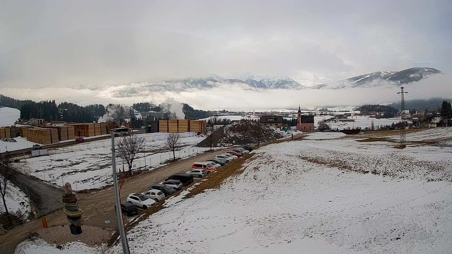 Webcam Rasun / Plan de Corones – Vista live dalla Valle di Anterselva