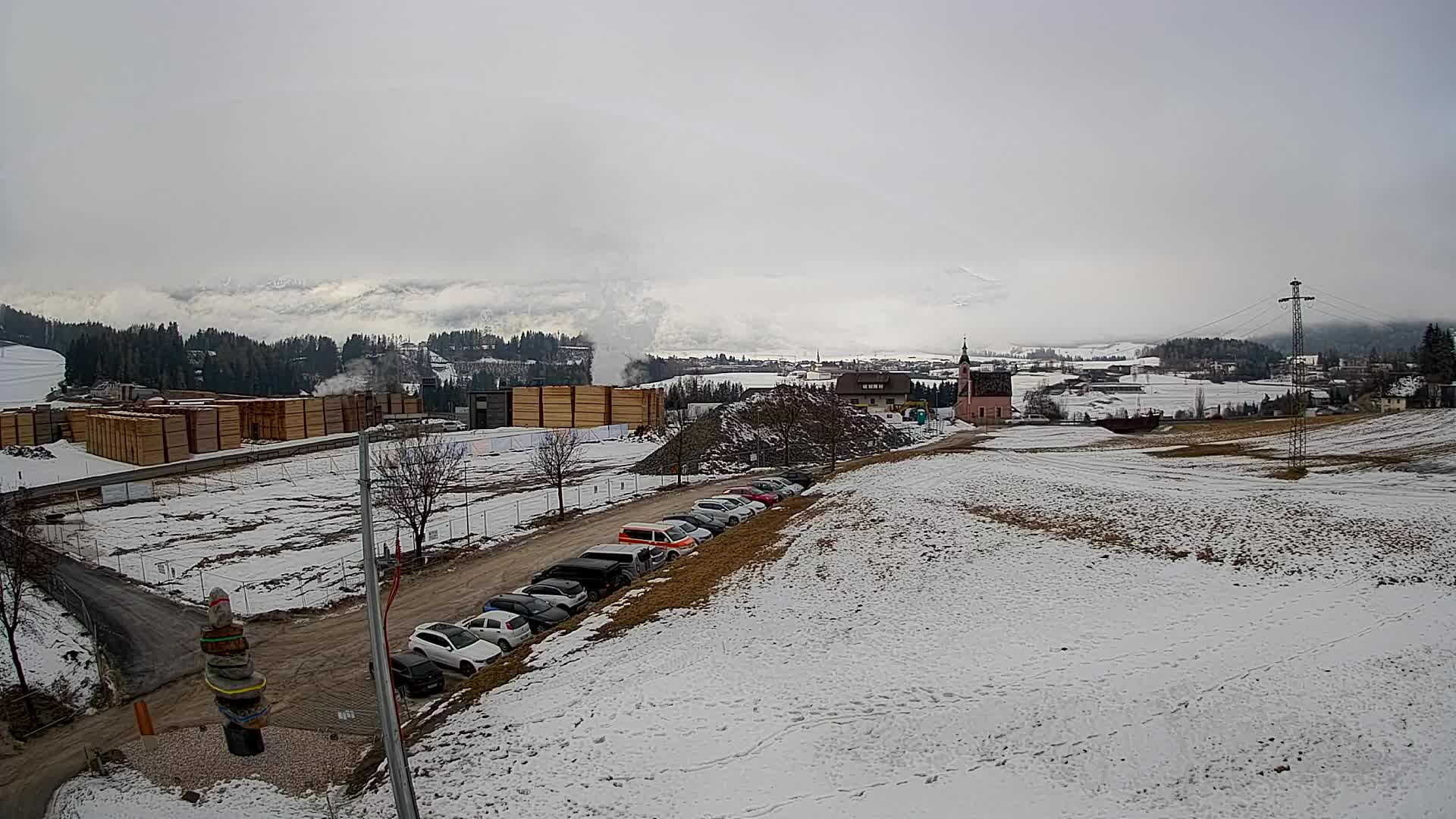 Webcam Rasun / Plan de Corones – Vista live dalla Valle di Anterselva