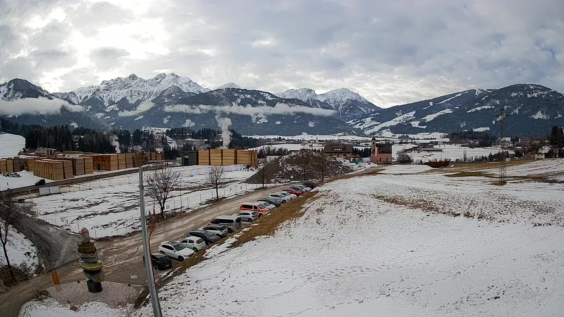 Webcam Rasun / Plan de Corones – Vista live dalla Valle di Anterselva