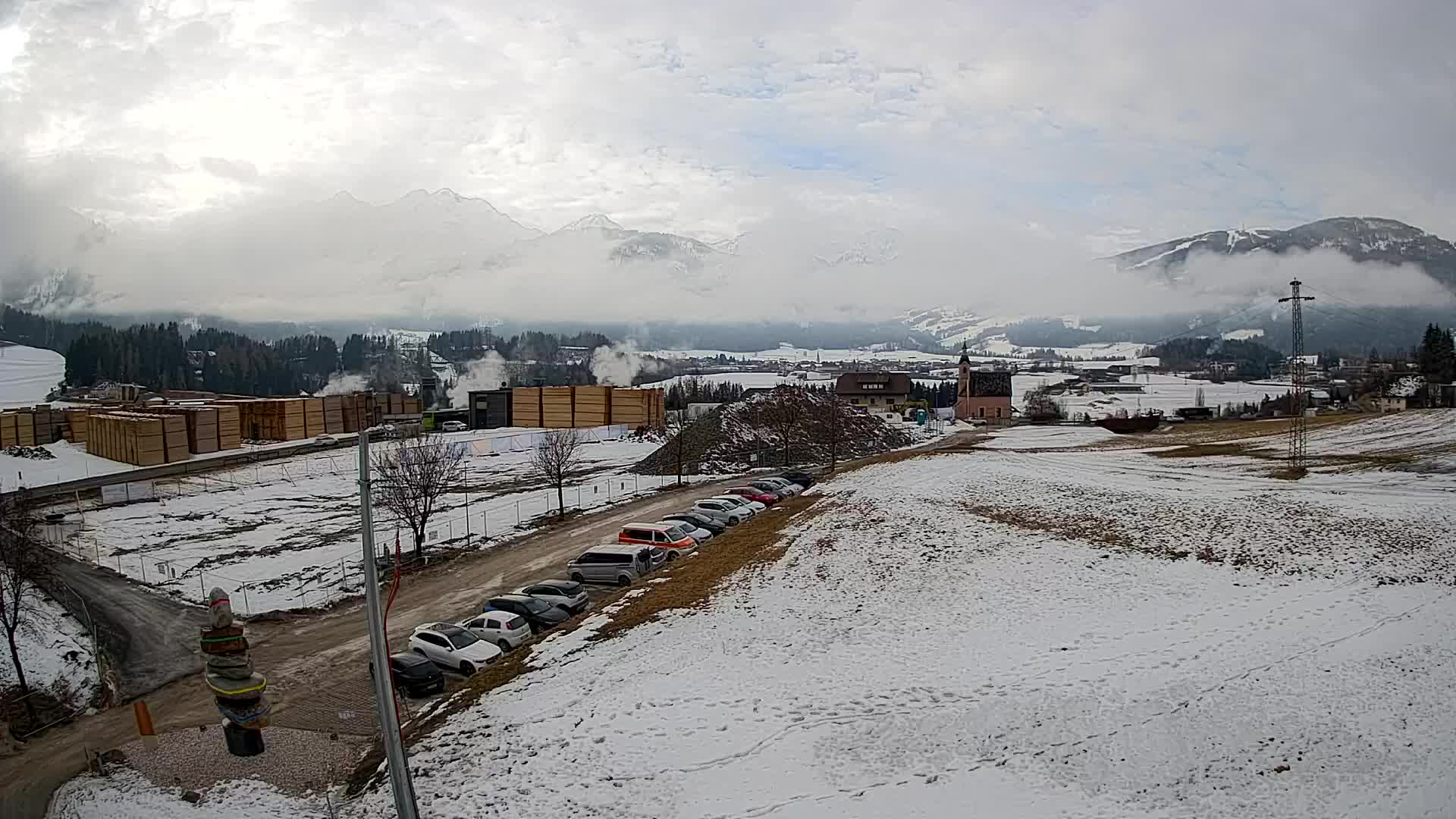 Webcam Rasun / Plan de Corones – Vista live dalla Valle di Anterselva