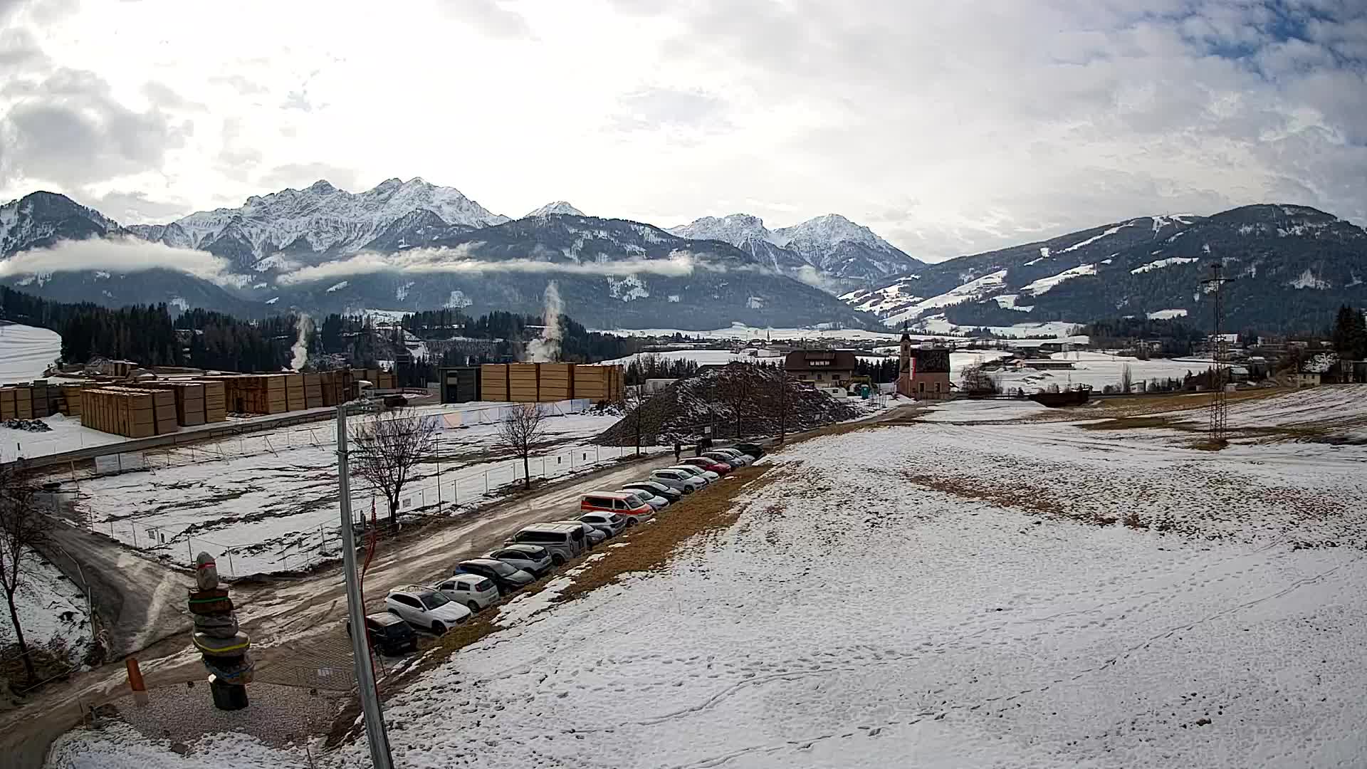 Webcam Rasun / Plan de Corones – Vista live dalla Valle di Anterselva