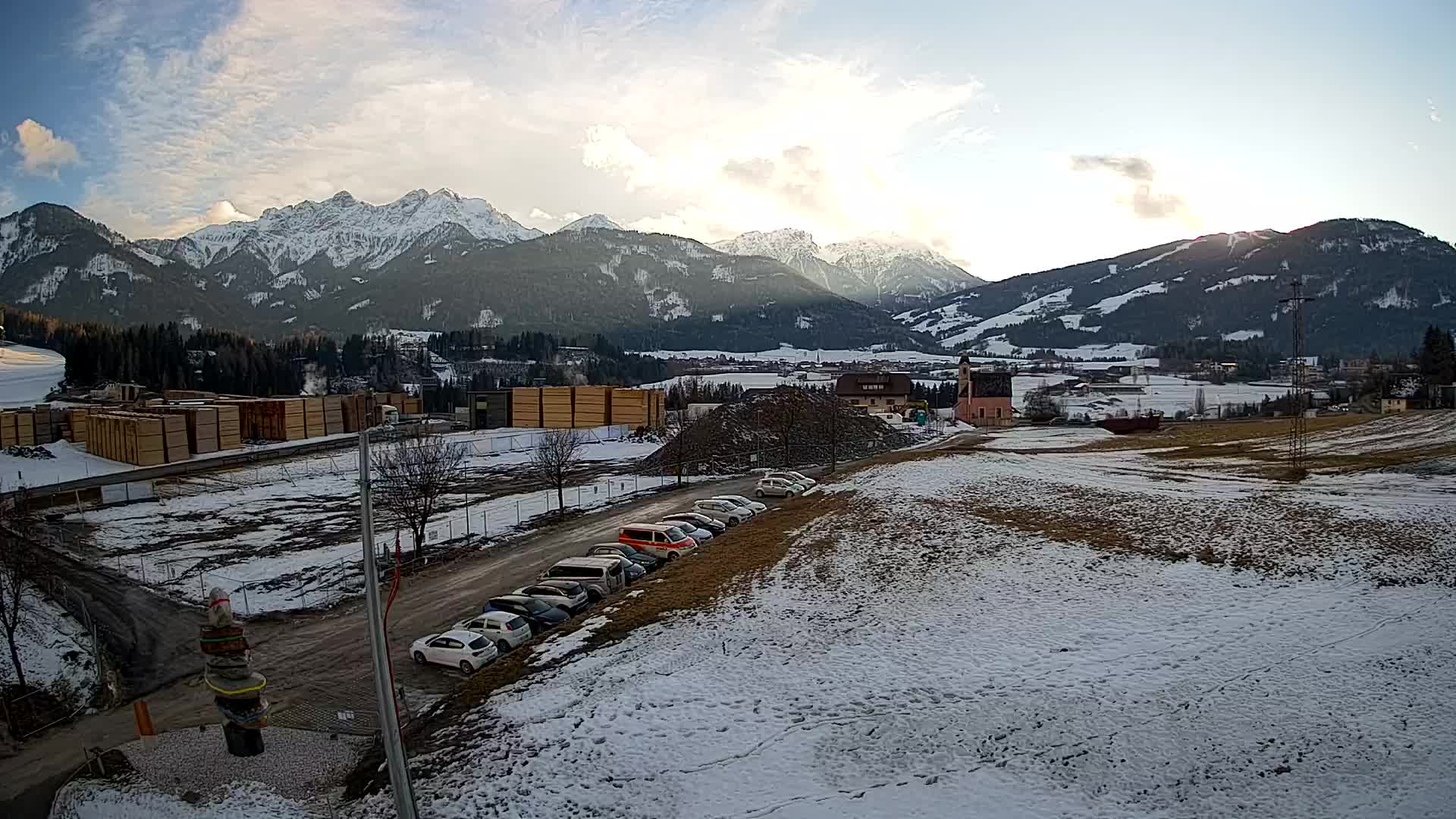Webcam Rasun / Plan de Corones – Vista live dalla Valle di Anterselva