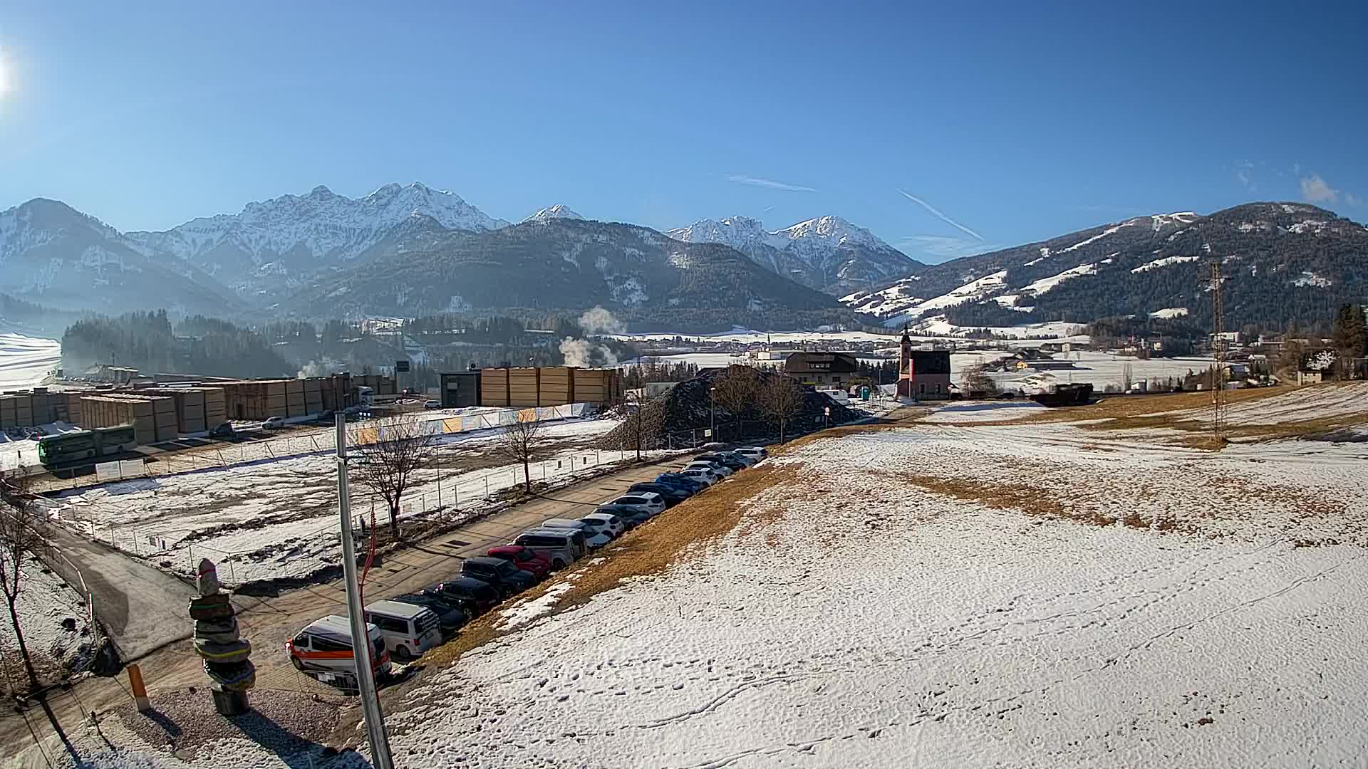Webcam Rasun / Plan de Corones – Vista live dalla Valle di Anterselva