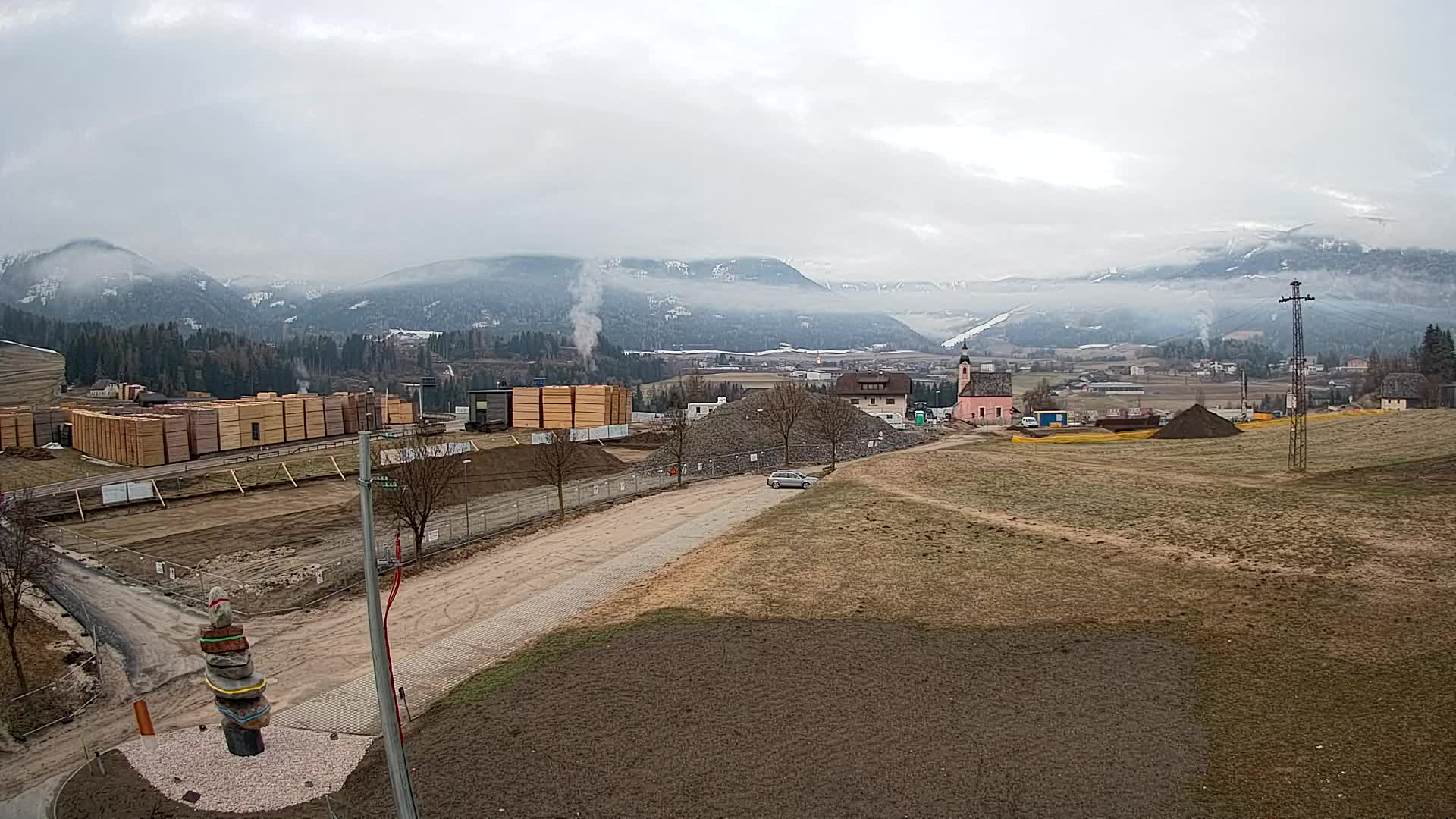 Webcam Rasun / Plan de Corones – Vista live dalla Valle di Anterselva