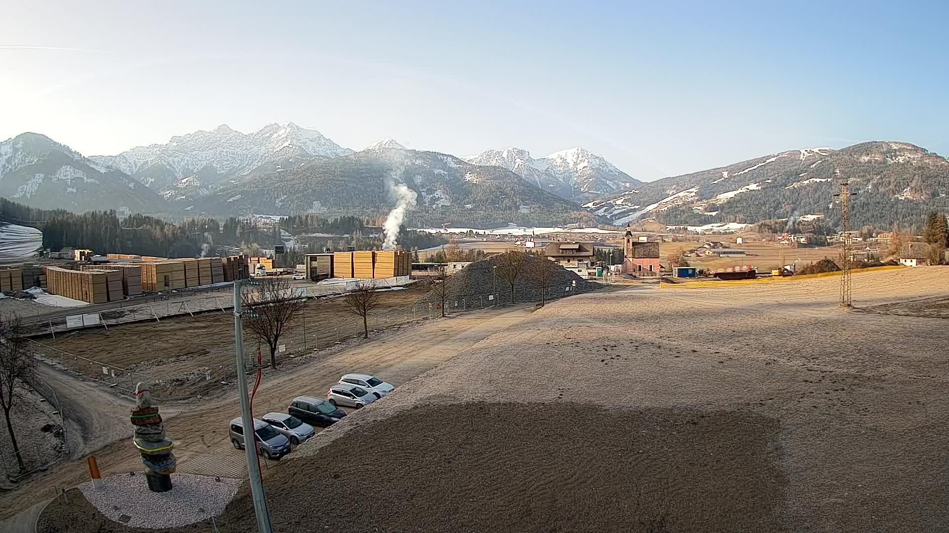 Webcam Rasun / Plan de Corones – Vista live dalla Valle di Anterselva