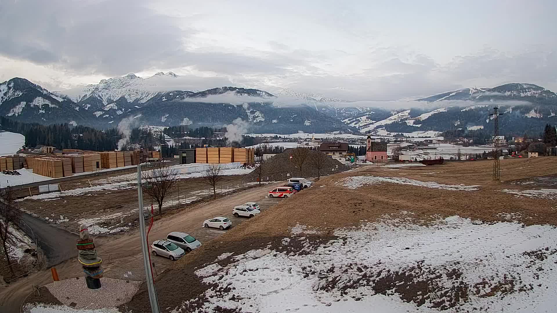 Webcam Rasun / Plan de Corones – Vista live dalla Valle di Anterselva