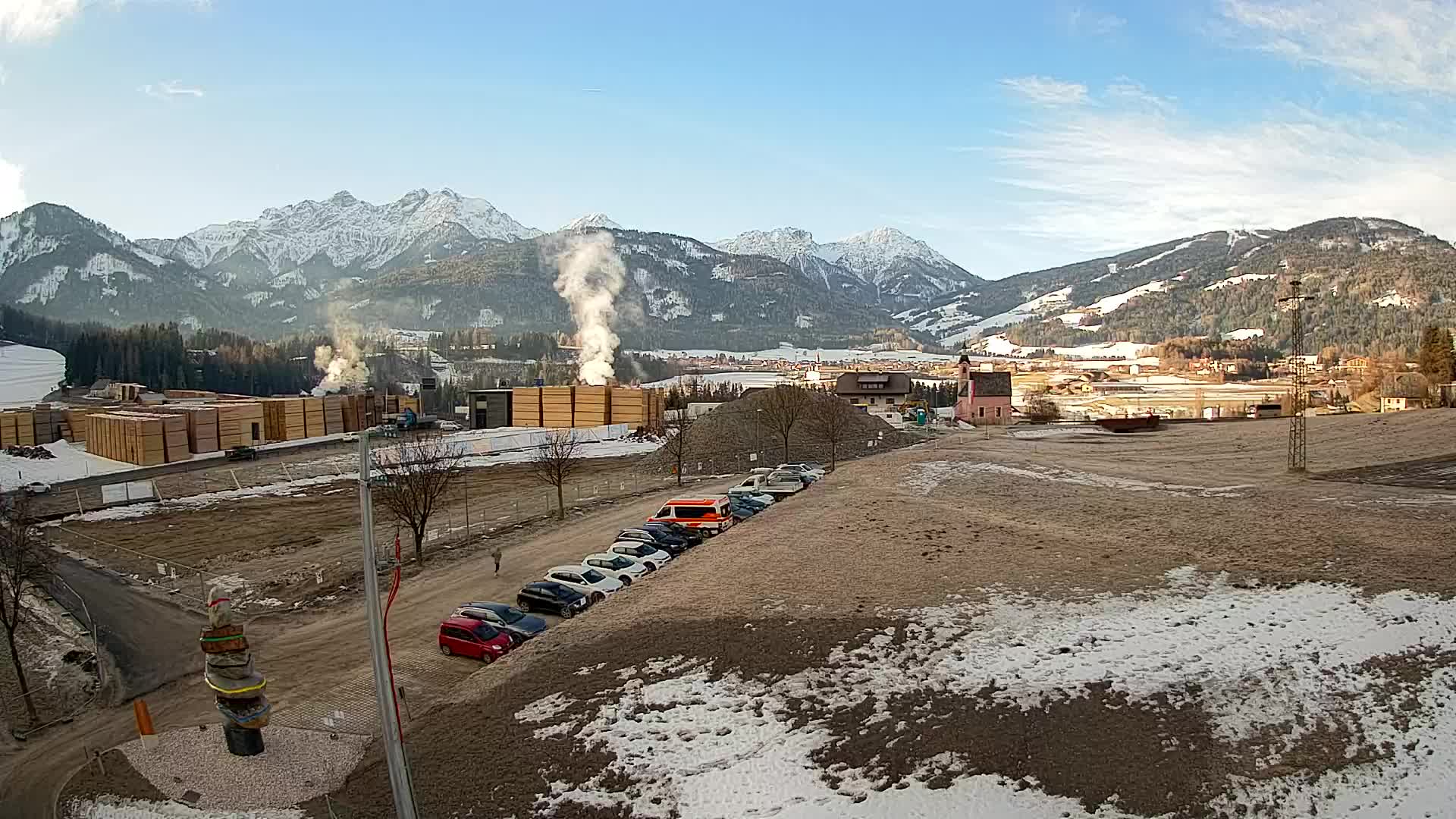 Webcam Rasun / Plan de Corones – Vista live dalla Valle di Anterselva