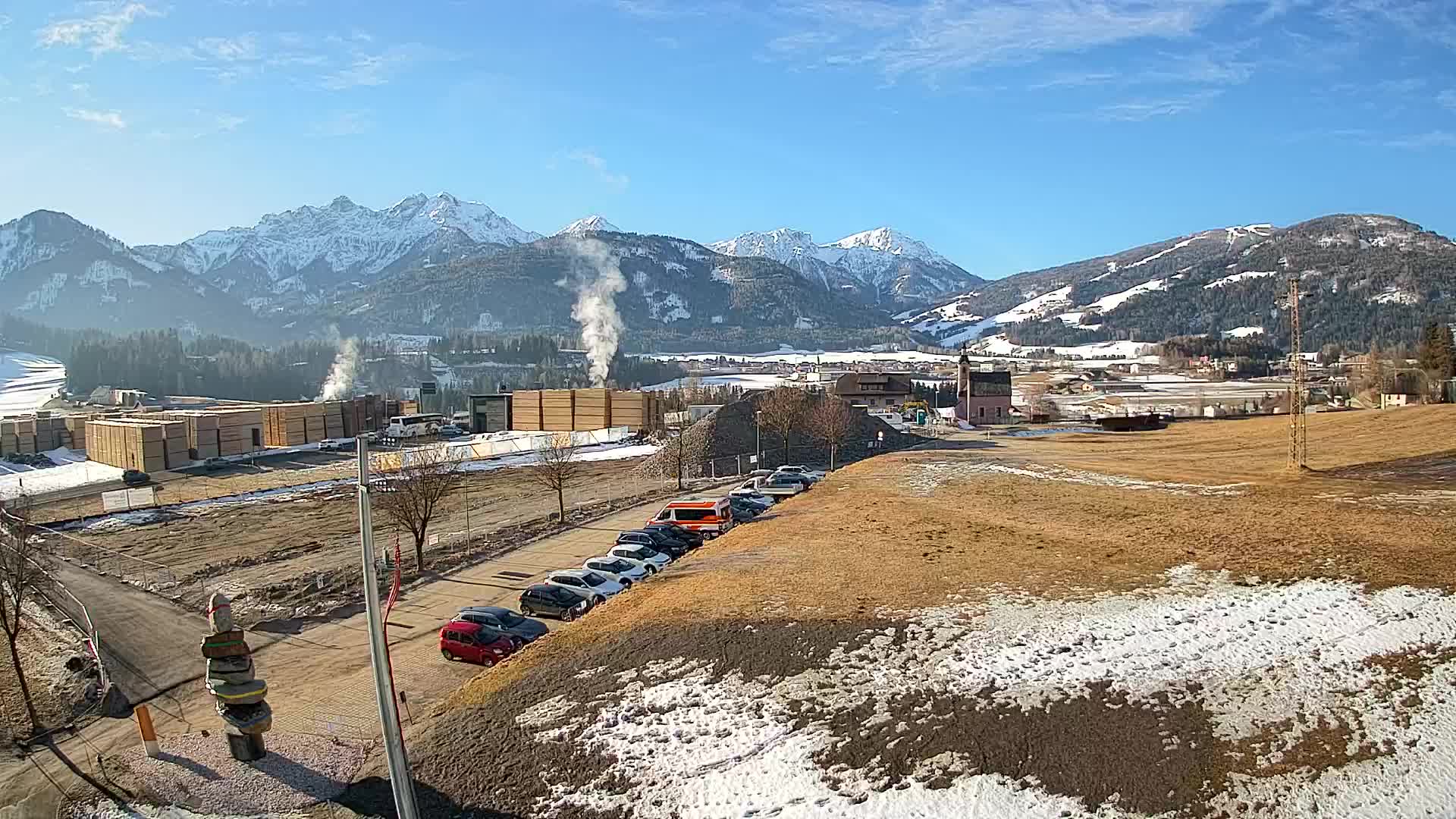 Webcam Rasun / Plan de Corones – Vista live dalla Valle di Anterselva