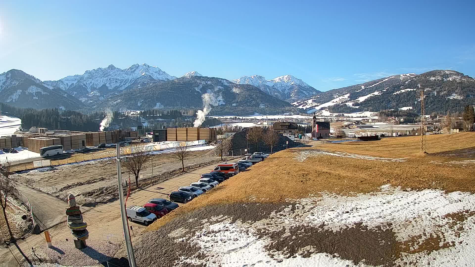 Webcam Rasun / Plan de Corones – Vista live dalla Valle di Anterselva