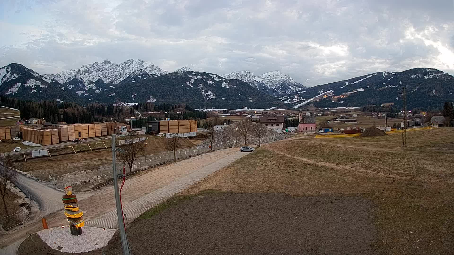 Webcam Rasun / Plan de Corones – Vista live dalla Valle di Anterselva