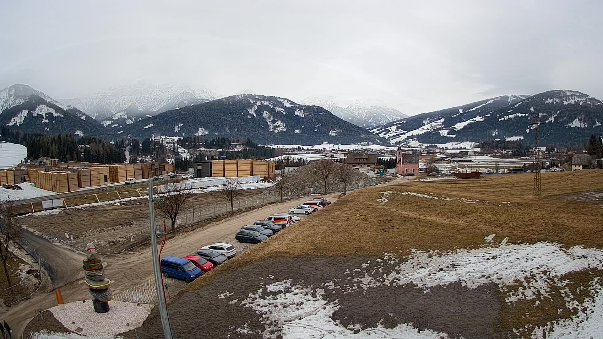 Webcam Rasun / Plan de Corones – Vista live dalla Valle di Anterselva