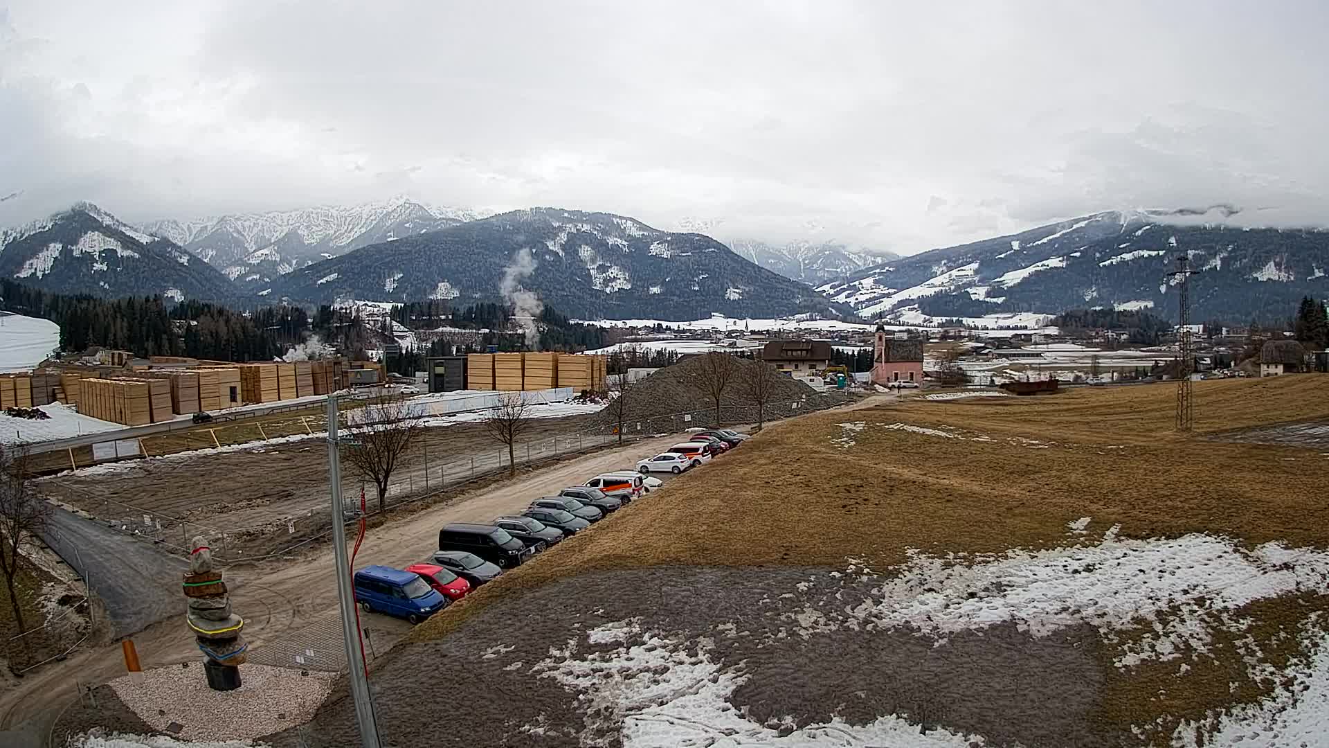 Webcam Rasun / Plan de Corones – Vista live dalla Valle di Anterselva