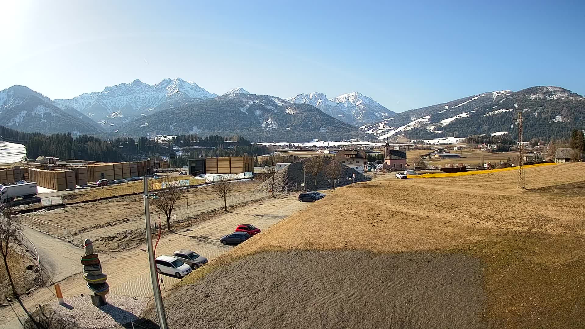 Webcam Rasun / Plan de Corones – Vista live dalla Valle di Anterselva
