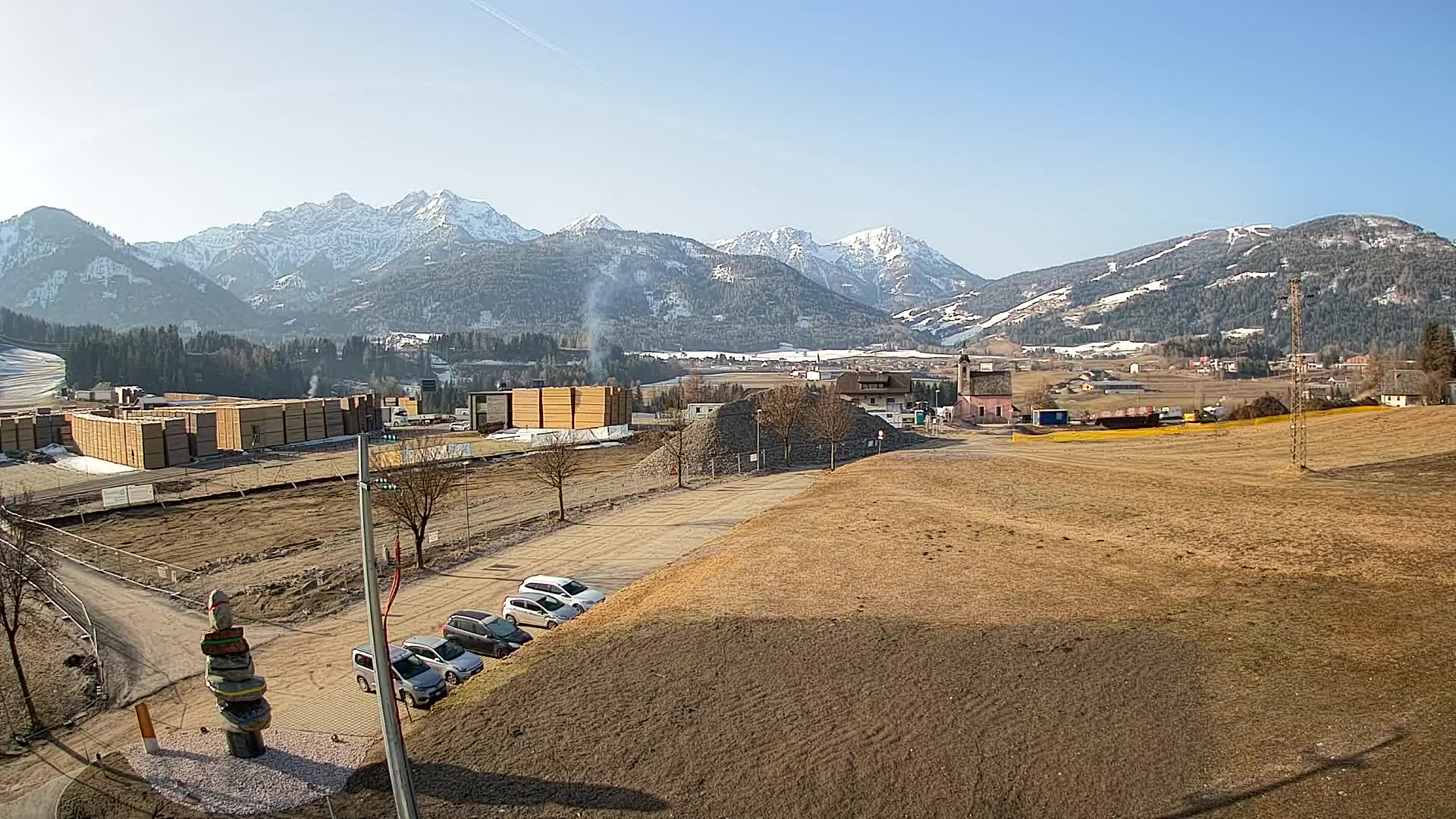 Webcam Rasun / Plan de Corones – Vista live dalla Valle di Anterselva