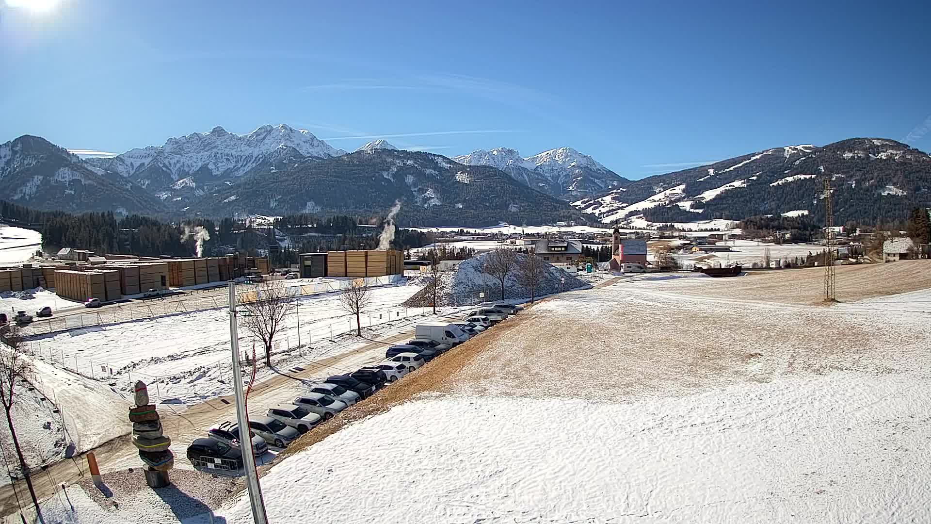 Webcam Rasun / Plan de Corones – Vista live dalla Valle di Anterselva