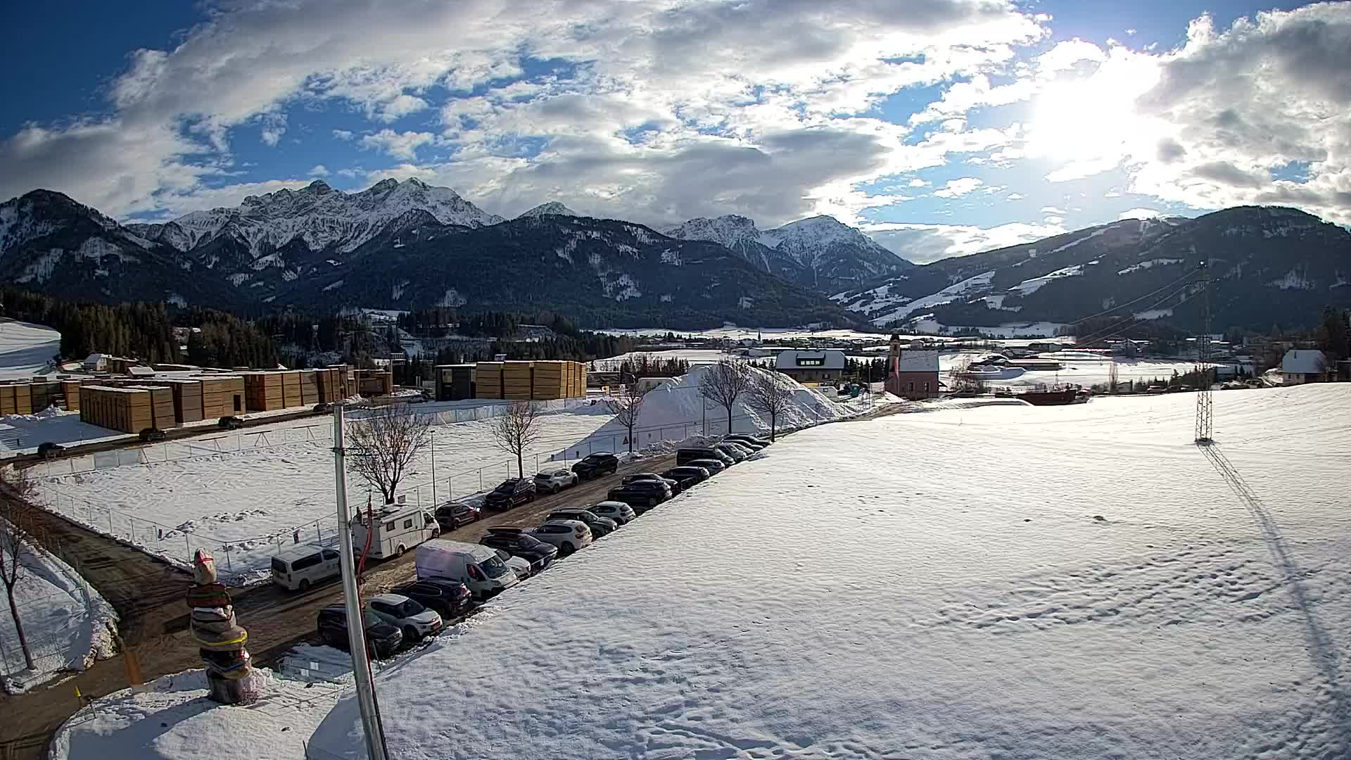 Webcam Rasun / Plan de Corones – Vista live dalla Valle di Anterselva