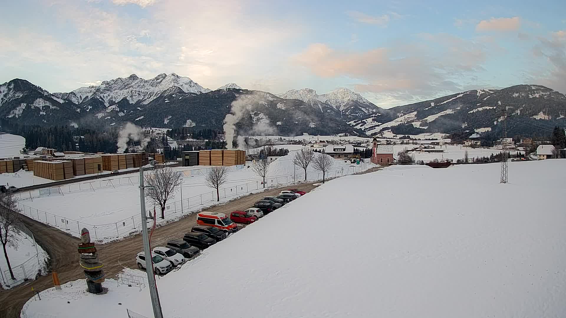 Webcam Rasun / Plan de Corones – Vista live dalla Valle di Anterselva