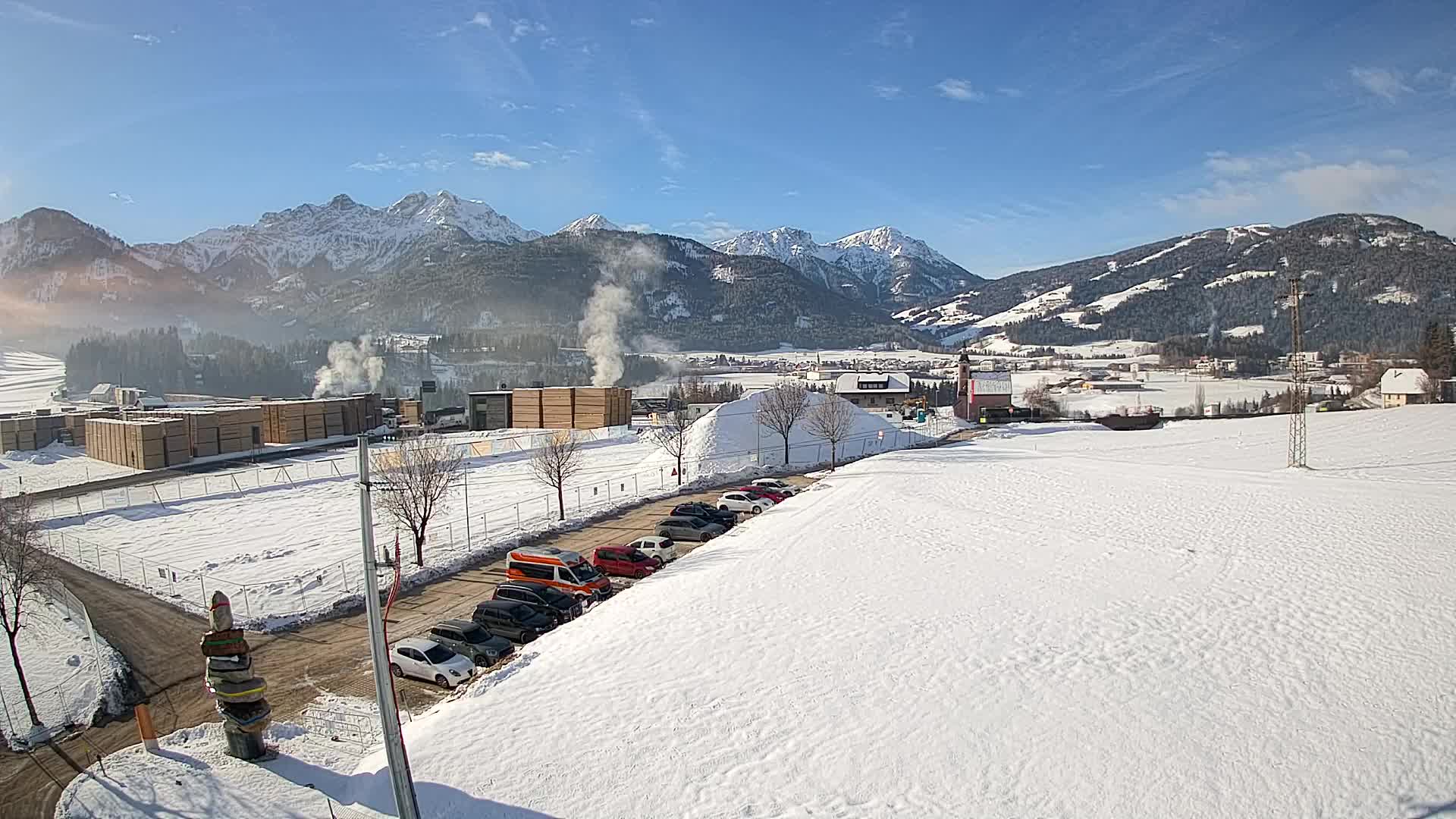 Webcam Rasun / Plan de Corones – Vista live dalla Valle di Anterselva