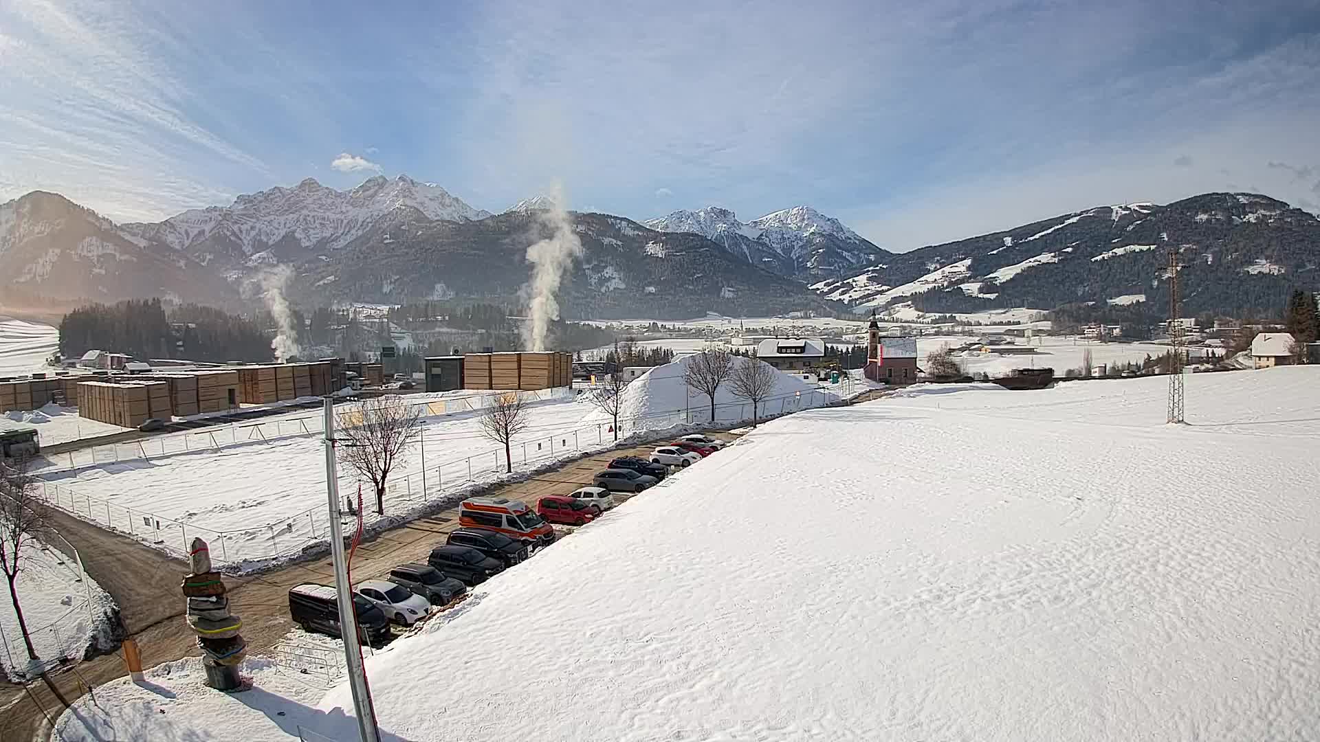 Webcam Rasun / Plan de Corones – Vista live dalla Valle di Anterselva