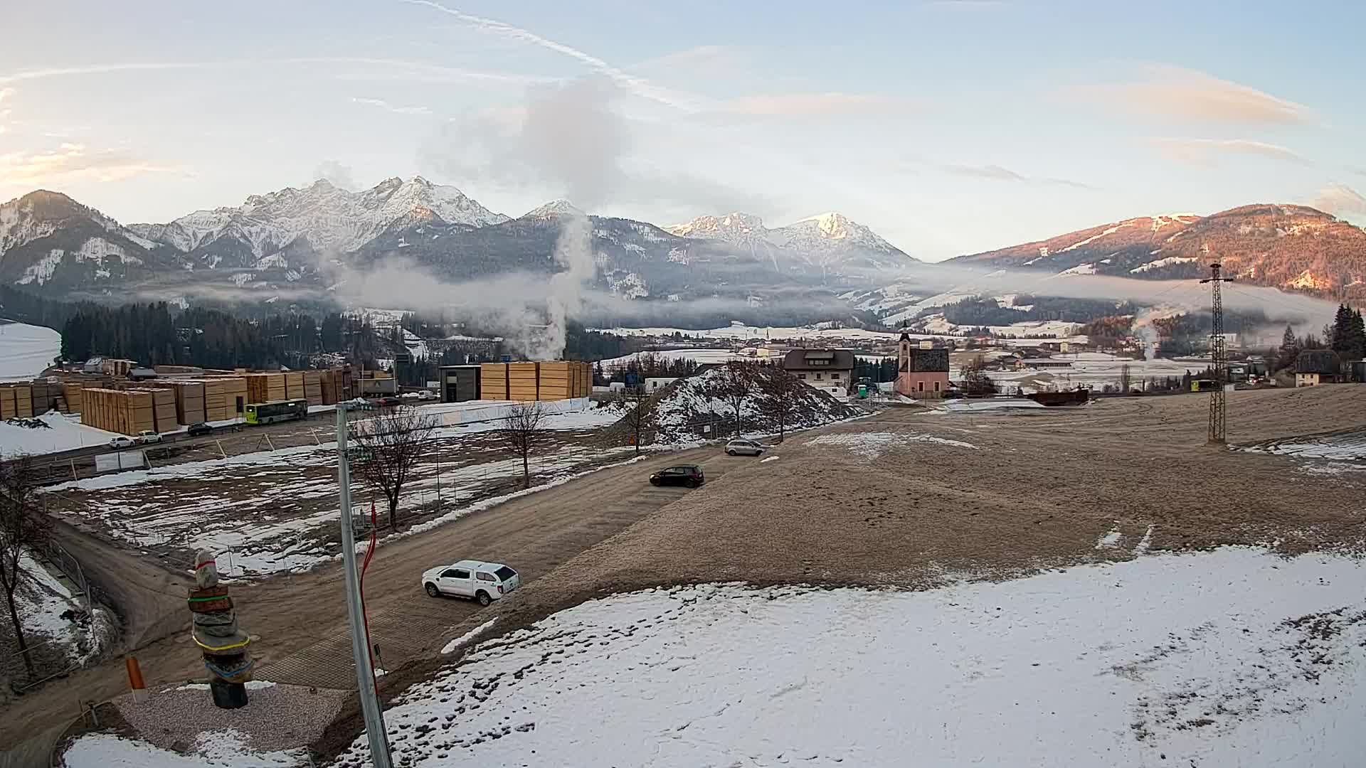 Webcam Rasun / Plan de Corones – Vista live dalla Valle di Anterselva