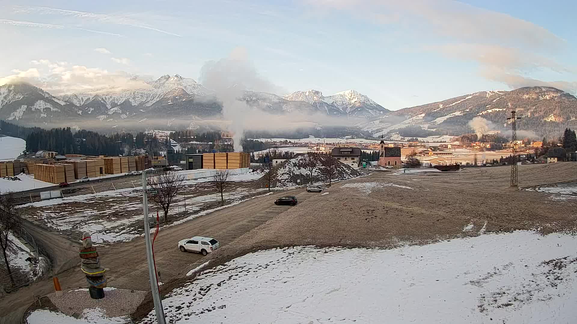 Webcam Rasun / Plan de Corones – Vista live dalla Valle di Anterselva