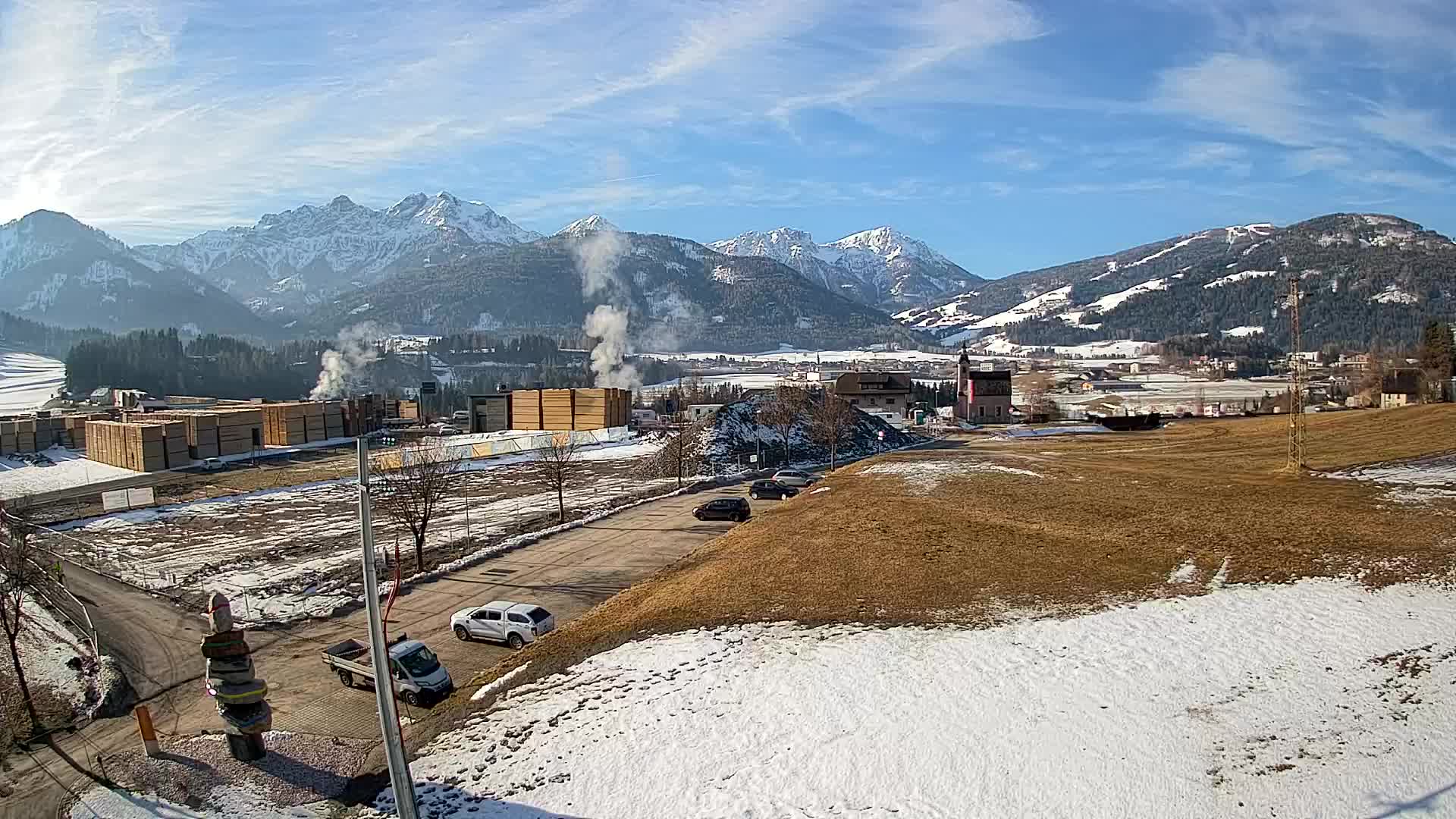 Webcam Rasun / Plan de Corones – Vista live dalla Valle di Anterselva