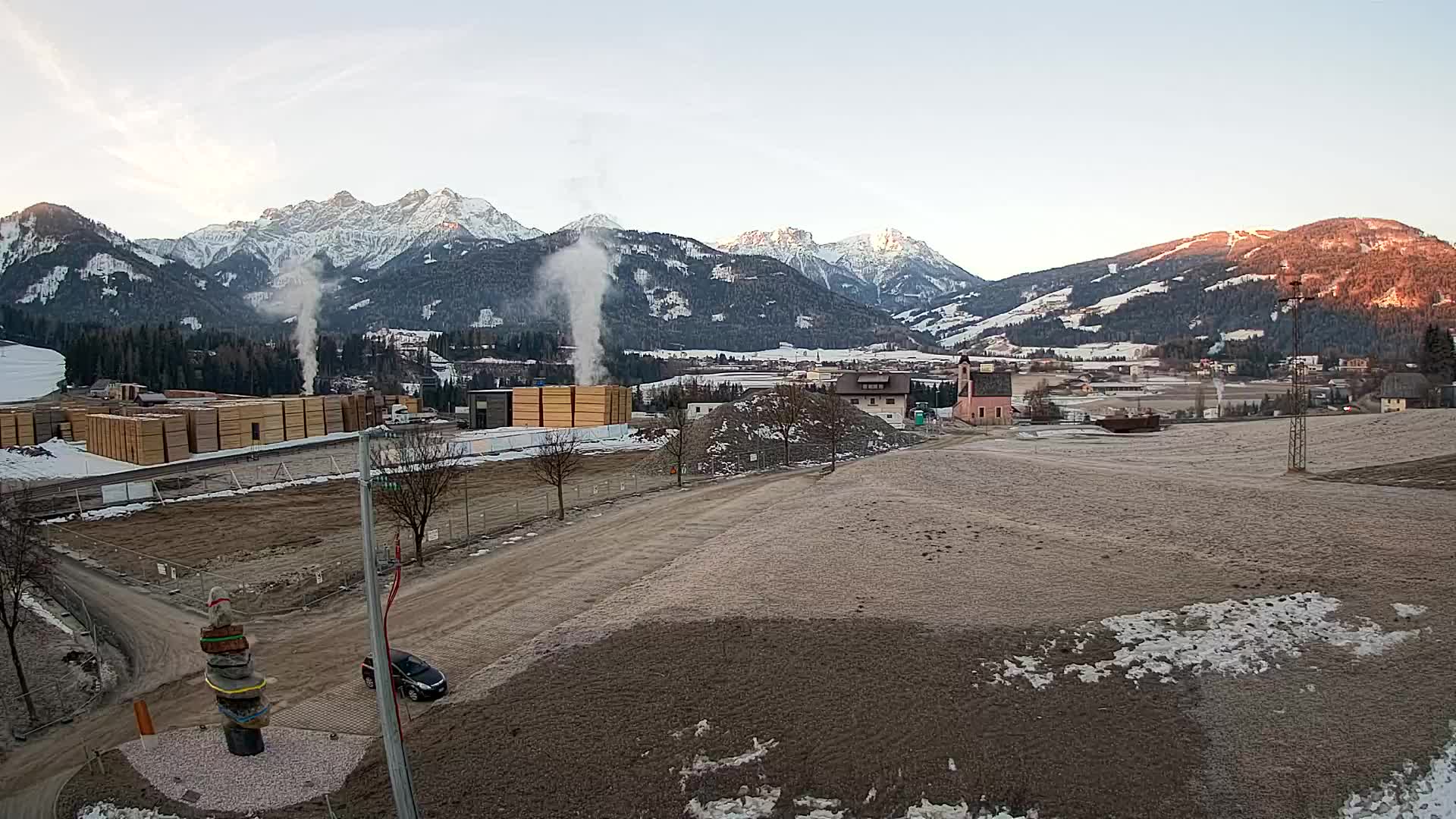 Webcam Rasun / Plan de Corones – Vista live dalla Valle di Anterselva