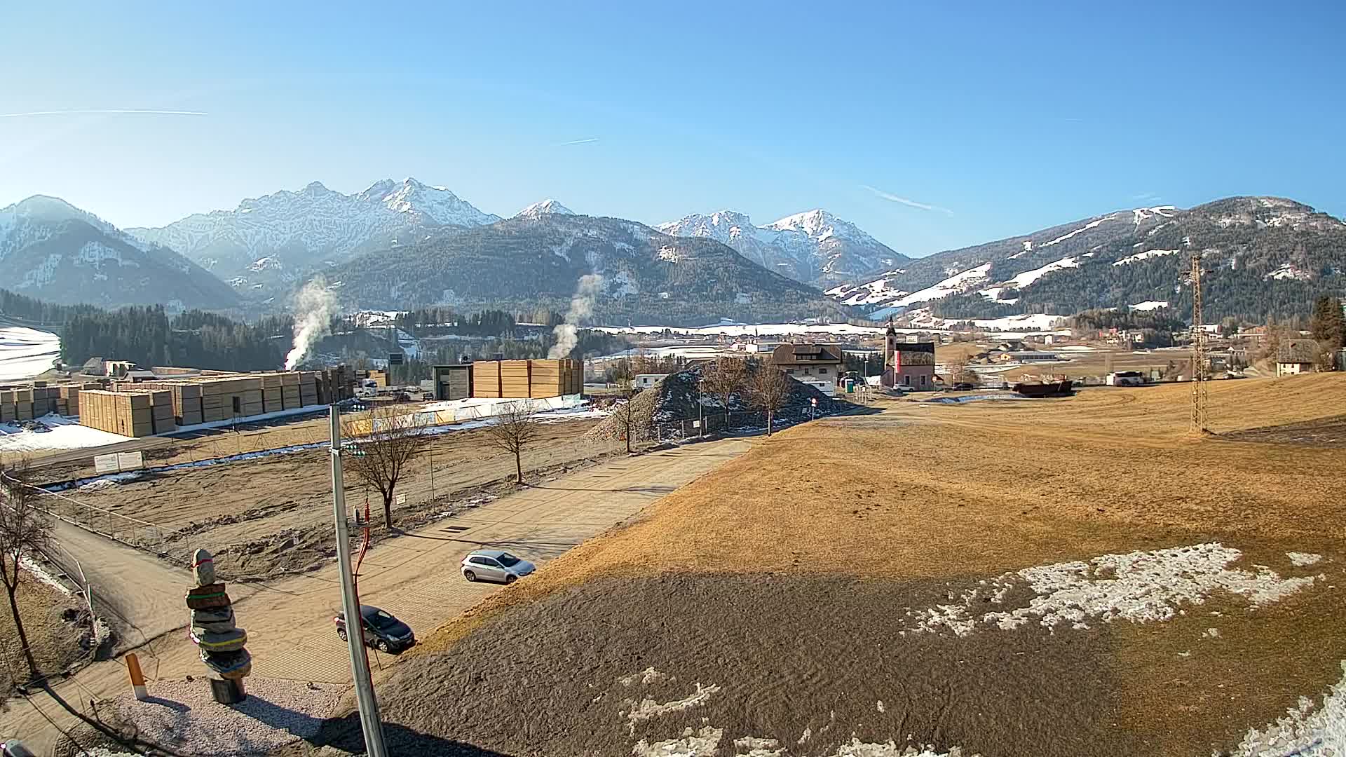 Webcam Rasun / Plan de Corones – Vista live dalla Valle di Anterselva