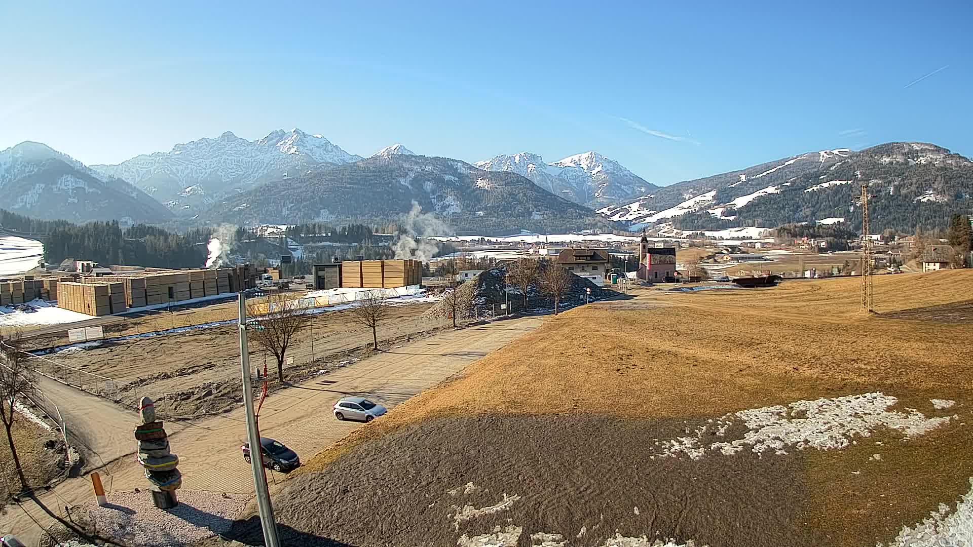 Webcam Rasun / Plan de Corones – Vista live dalla Valle di Anterselva