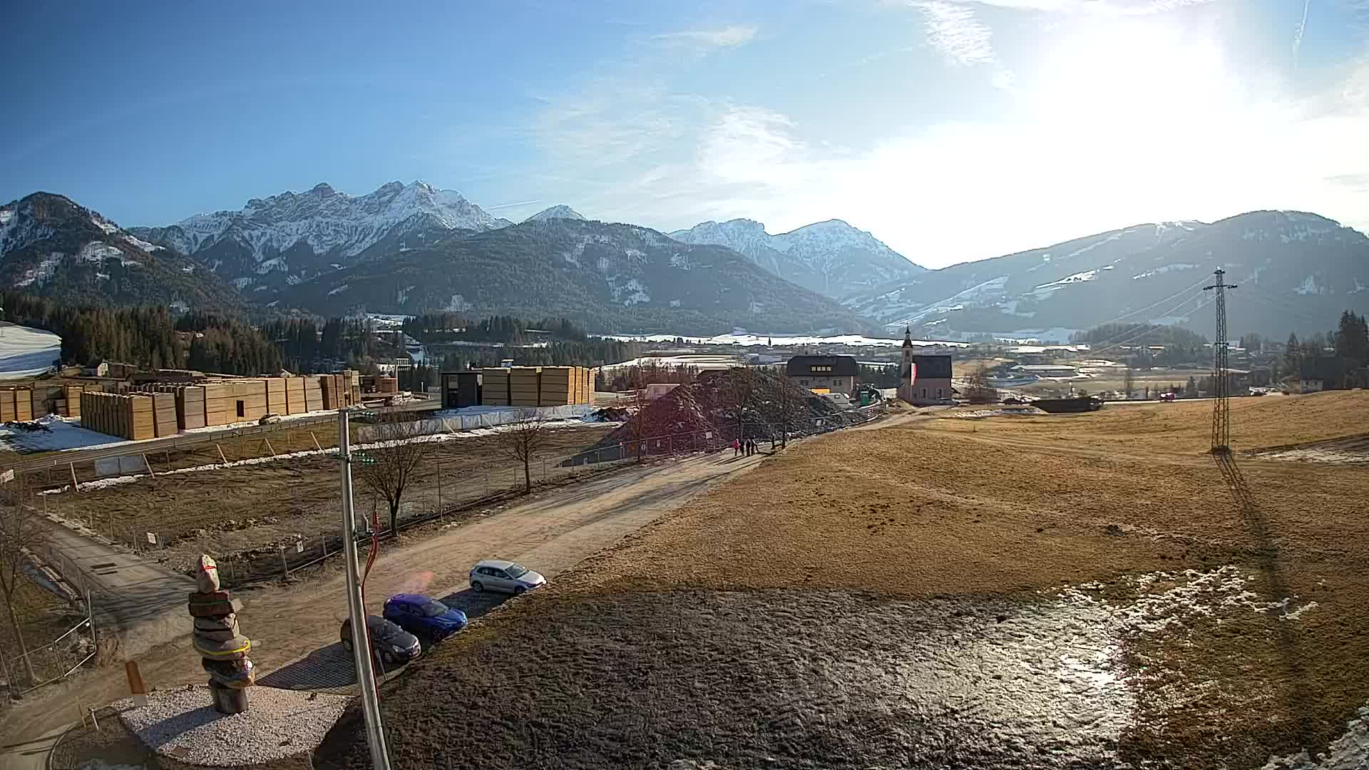 Webcam Rasun / Plan de Corones – Vista live dalla Valle di Anterselva