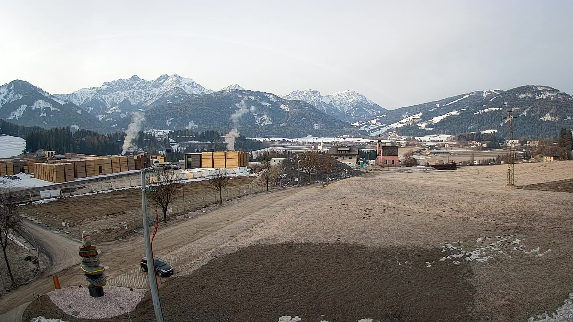 Webcam Rasun / Plan de Corones – Vista live dalla Valle di Anterselva