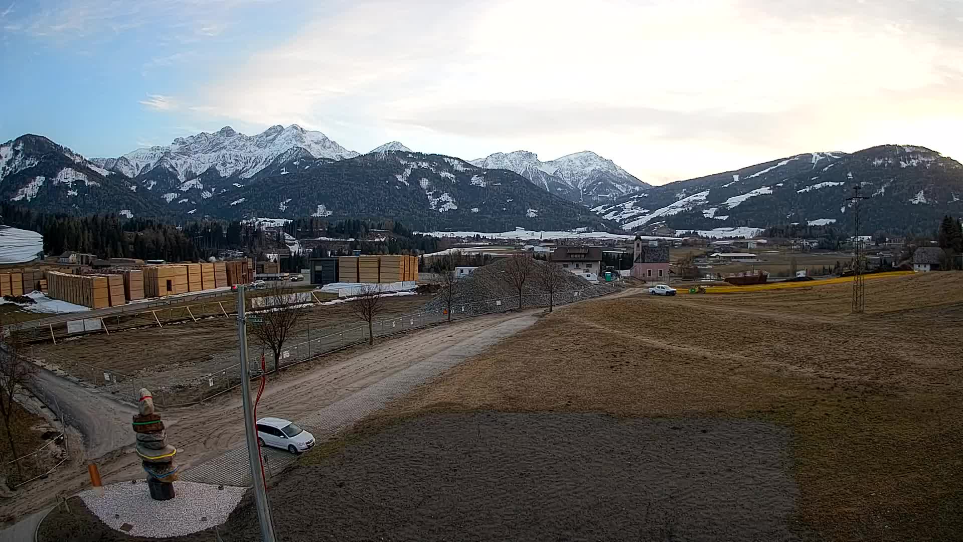 Webcam Rasun / Plan de Corones – Vista live dalla Valle di Anterselva