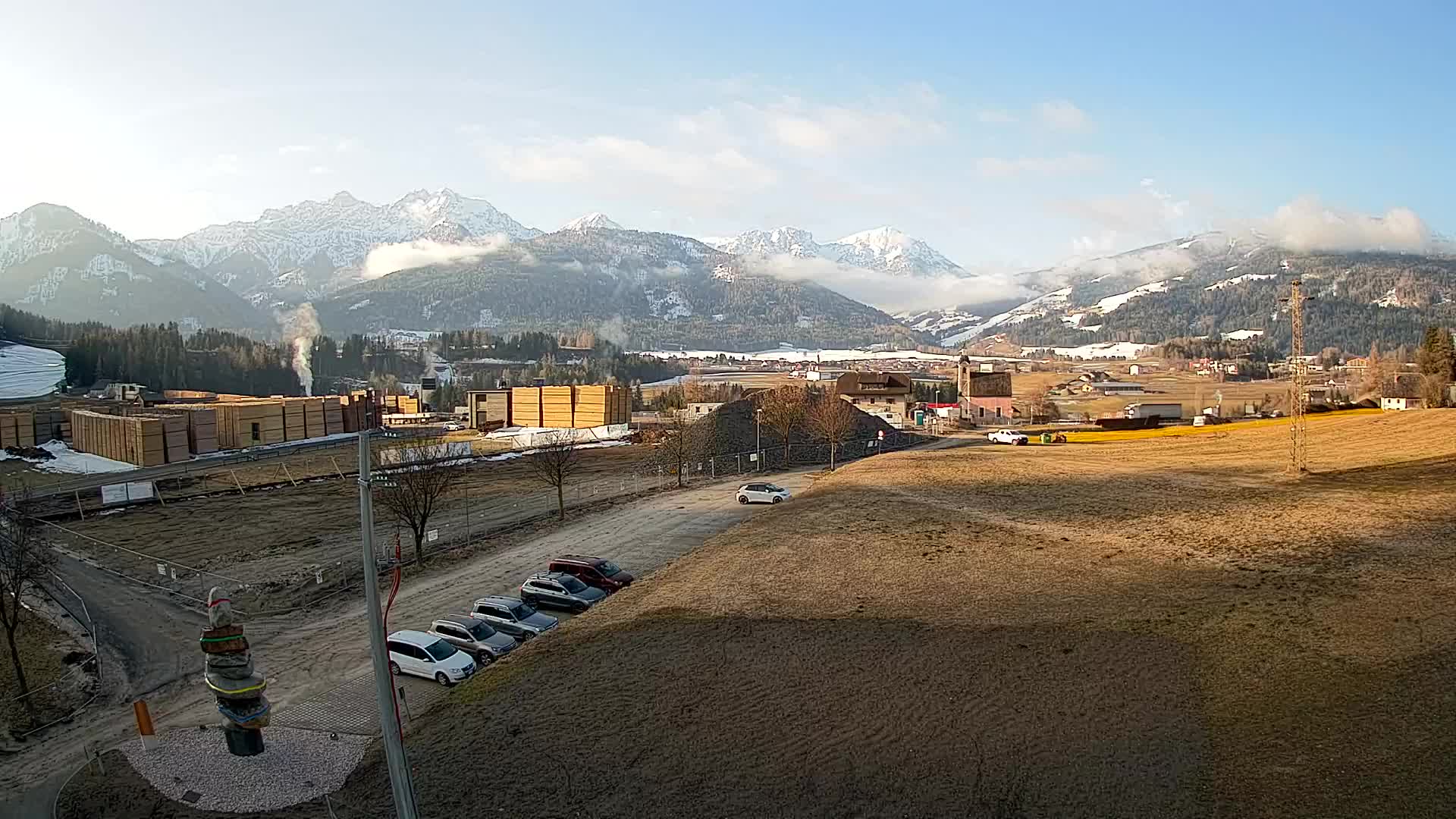 Webcam Rasun / Plan de Corones – Vista live dalla Valle di Anterselva