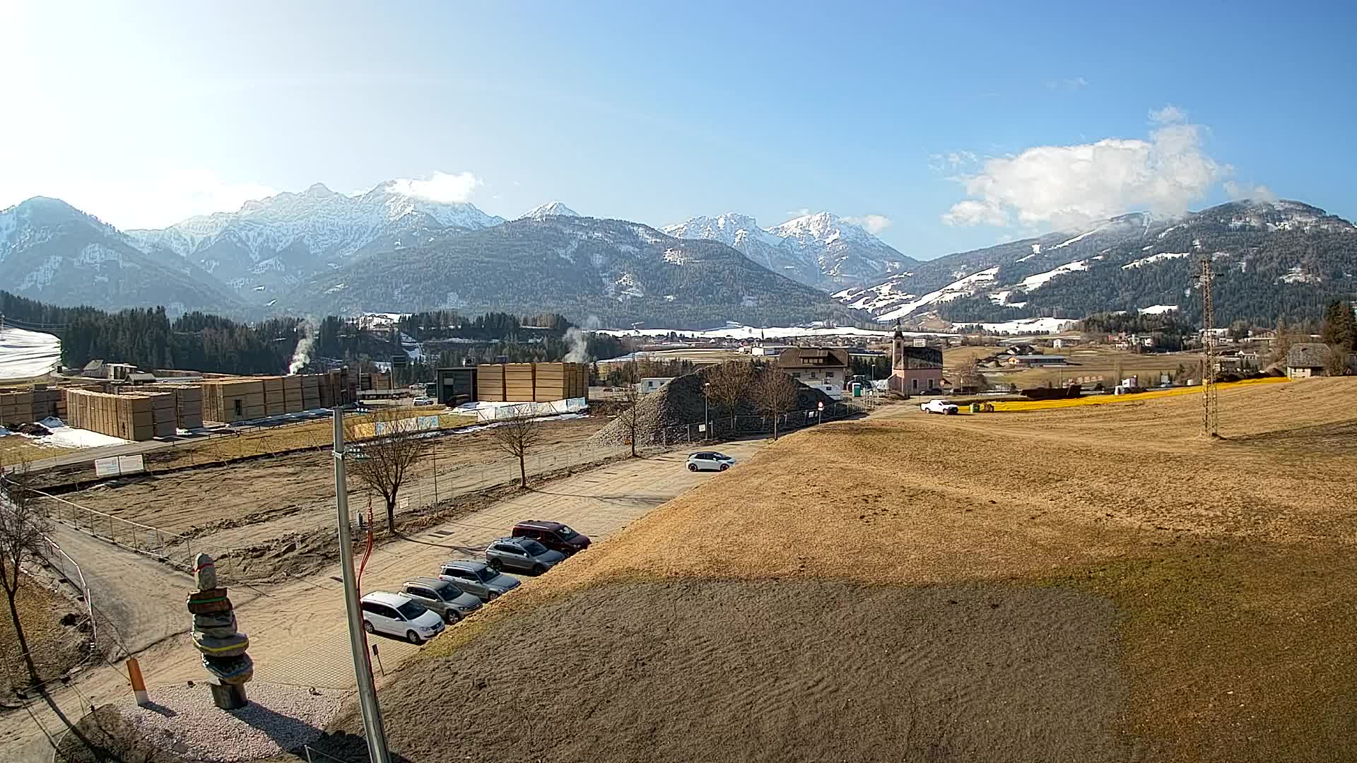 Webcam Rasun / Plan de Corones – Vista live dalla Valle di Anterselva