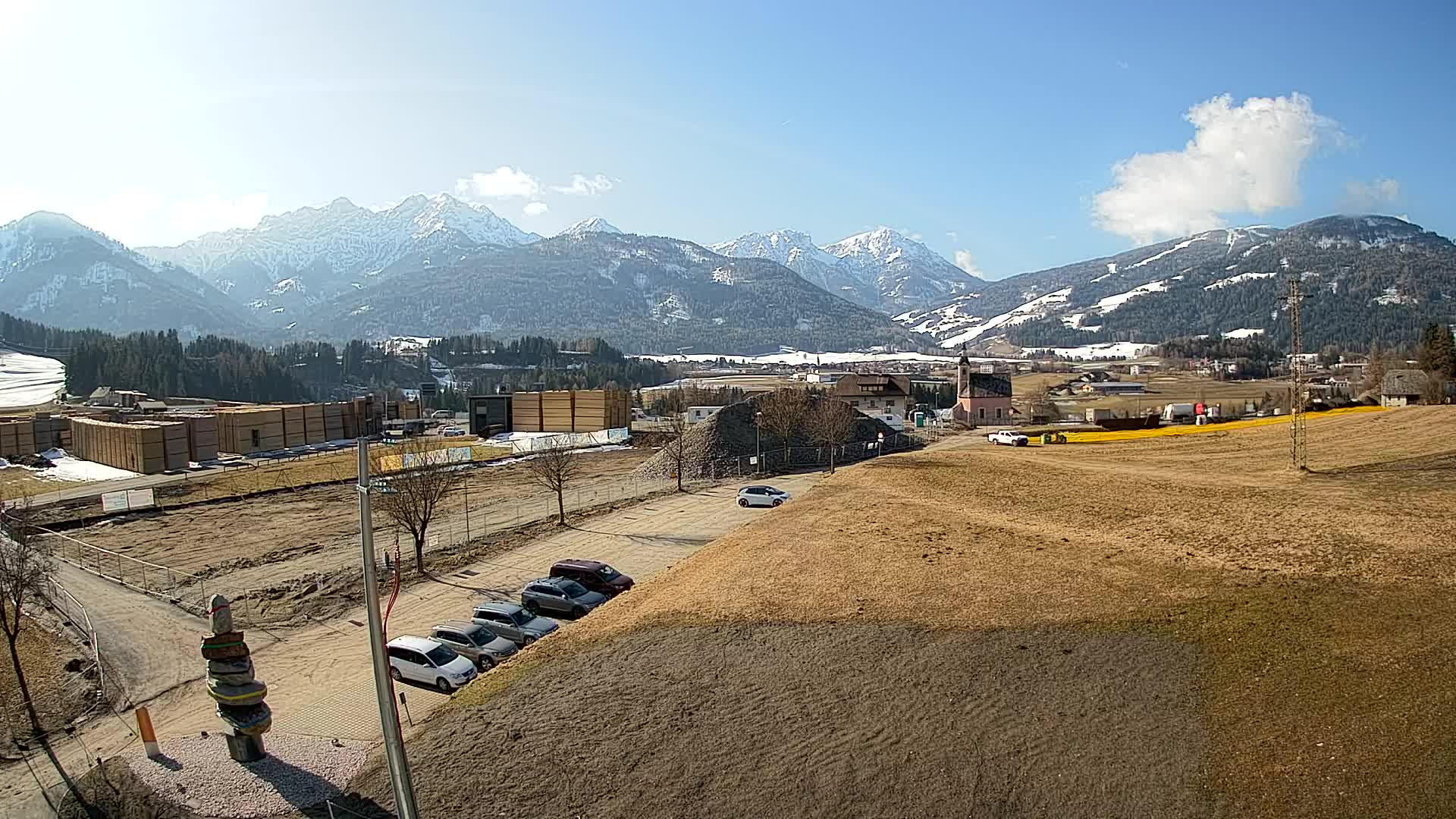 Webcam Rasun / Plan de Corones – Vista live dalla Valle di Anterselva