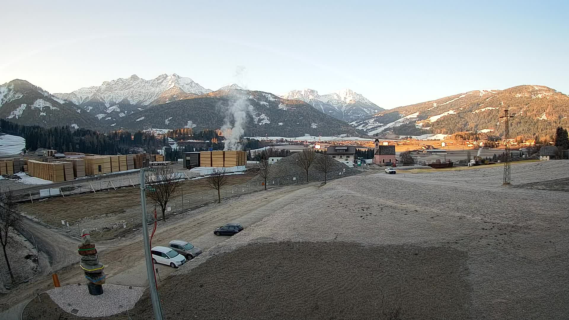 Webcam Rasun / Plan de Corones – Vista live dalla Valle di Anterselva