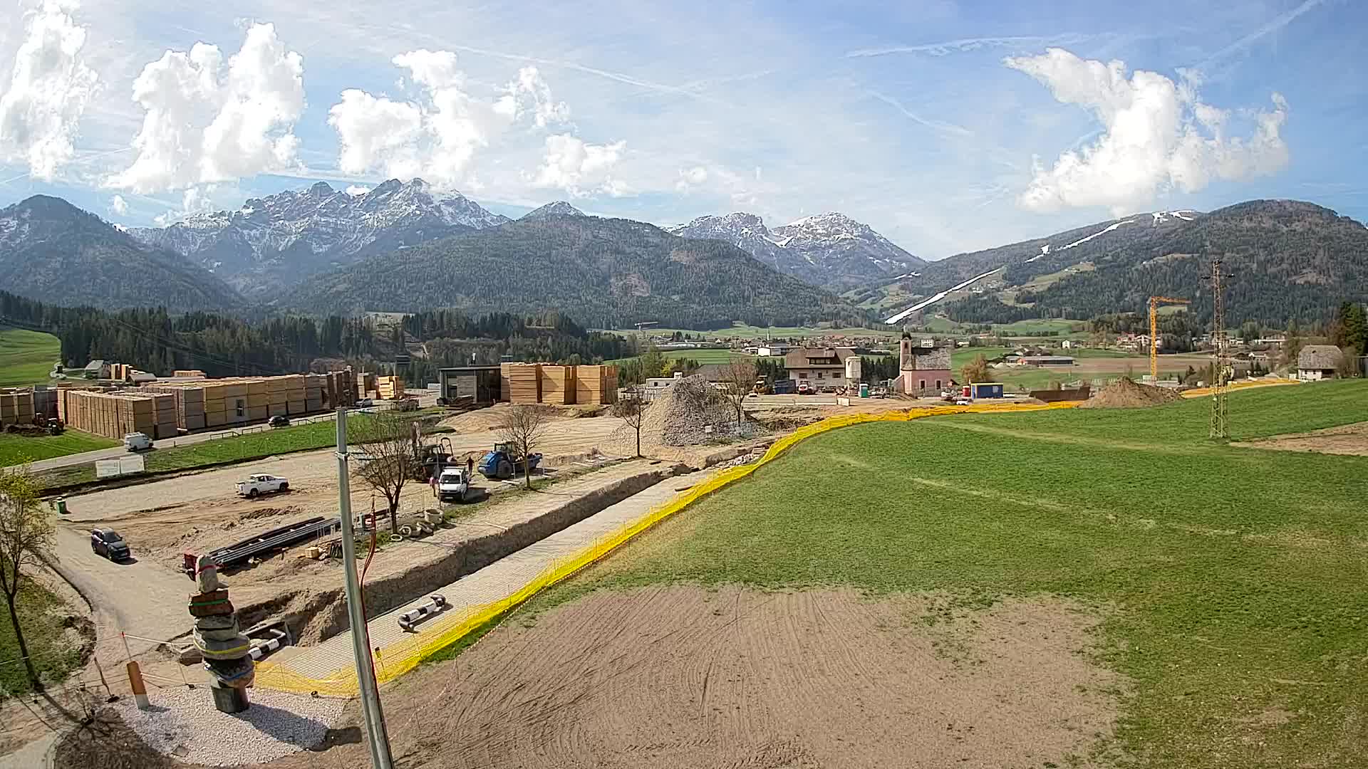 Webcam Rasun / Plan de Corones – Vista live dalla Valle di Anterselva