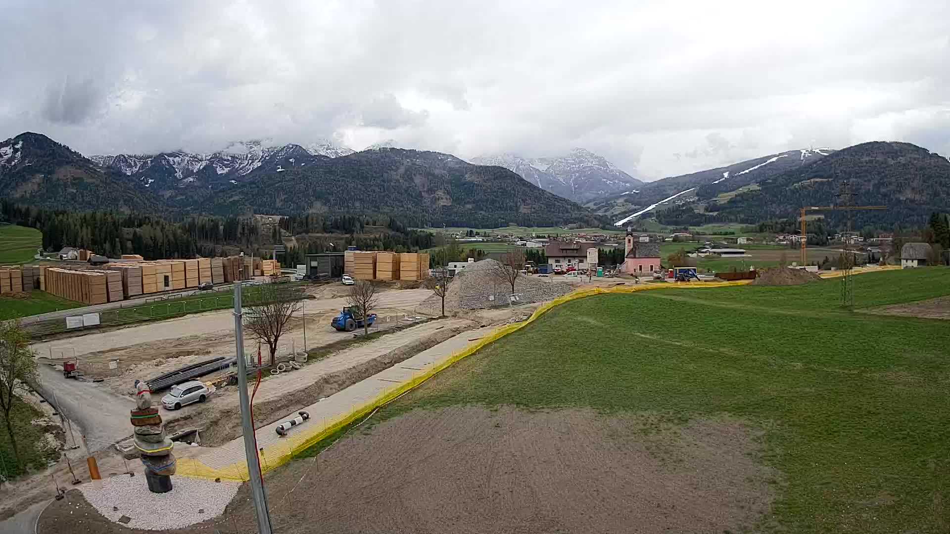 Webcam Rasun / Plan de Corones – Vista live dalla Valle di Anterselva