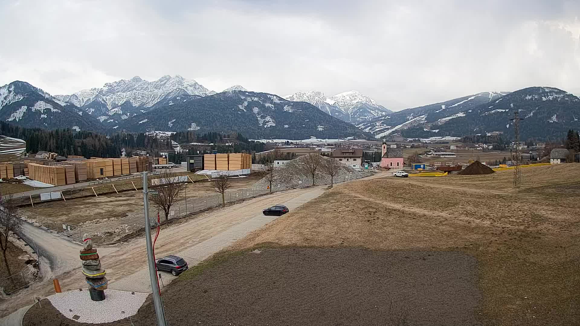 Webcam Rasun / Plan de Corones – Vista live dalla Valle di Anterselva