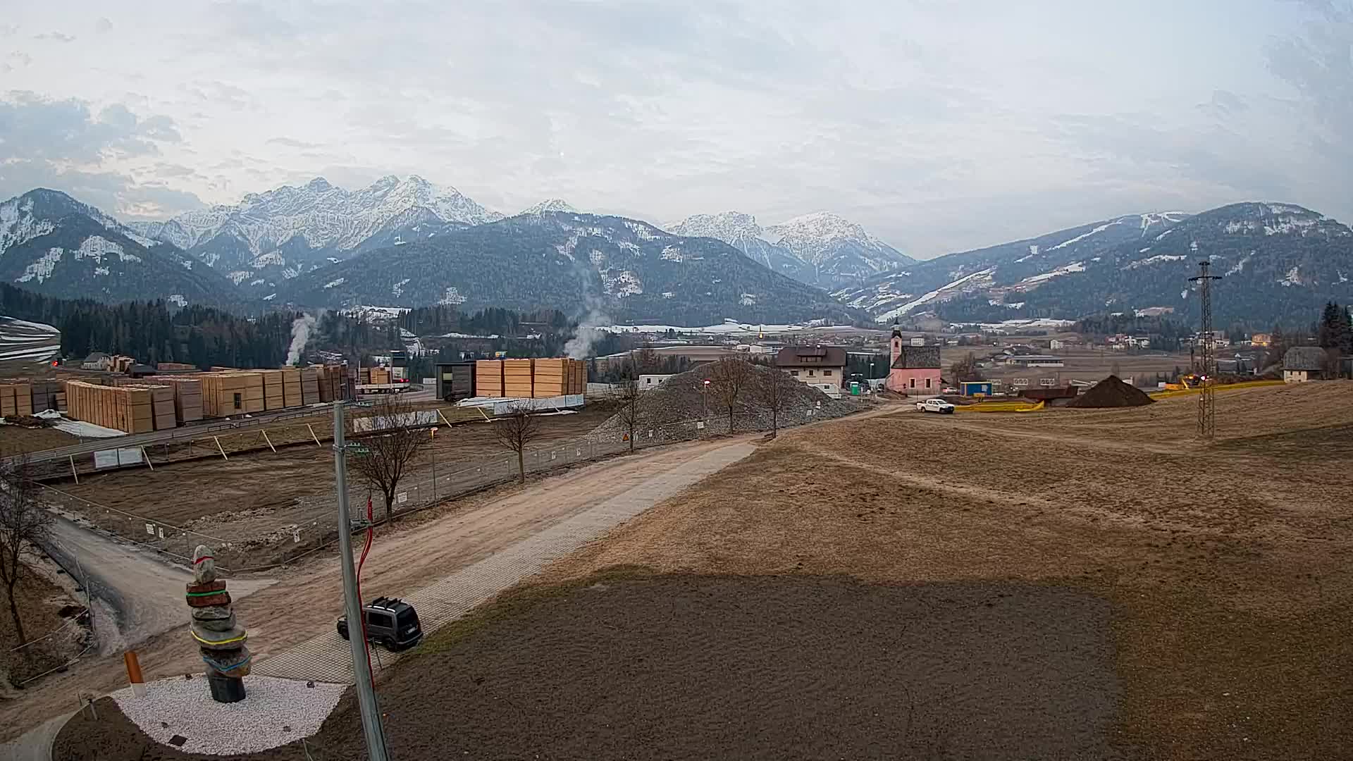 Webcam Rasun / Plan de Corones – Vista live dalla Valle di Anterselva