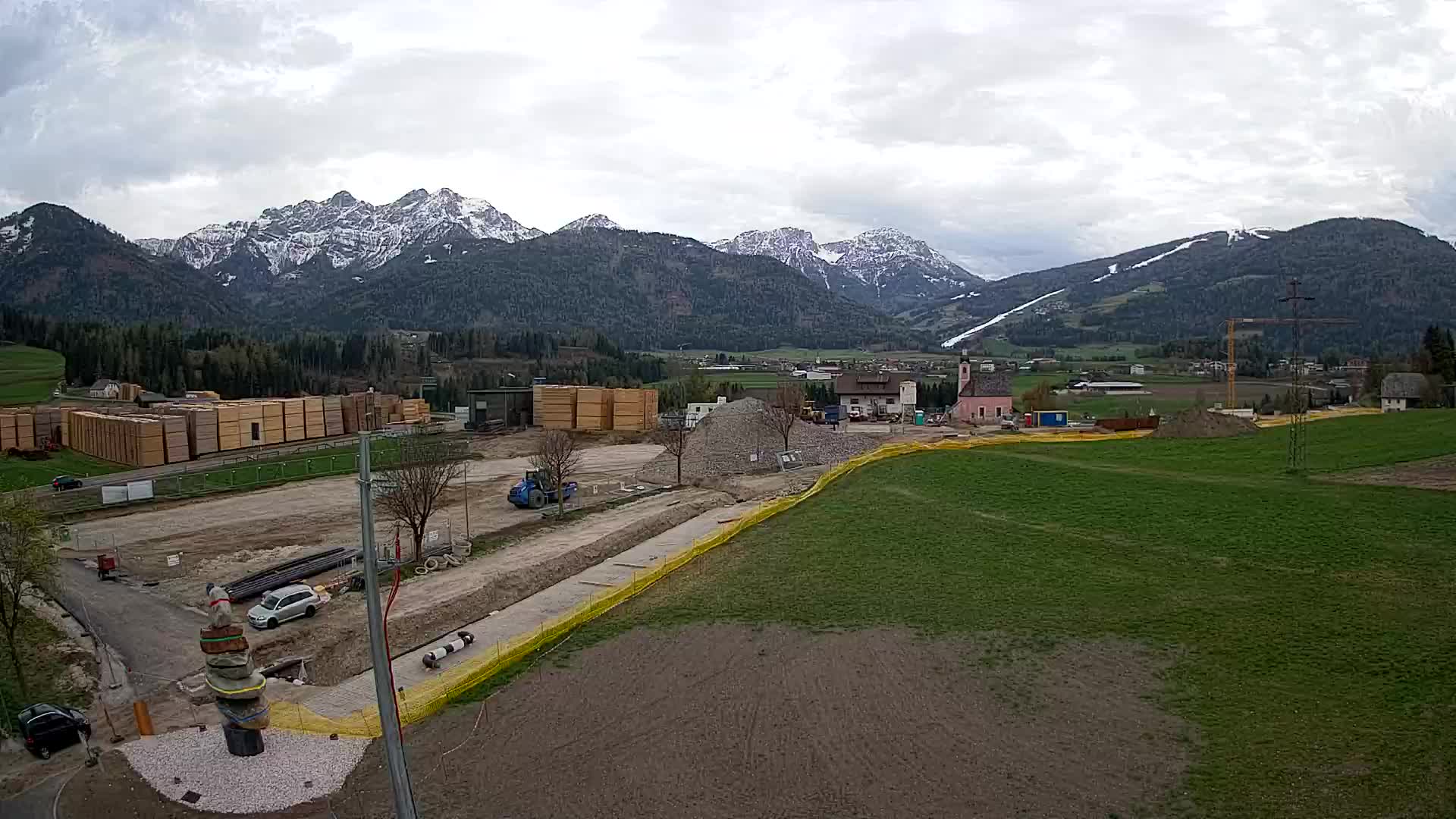 Webcam Rasun / Plan de Corones – Vista live dalla Valle di Anterselva