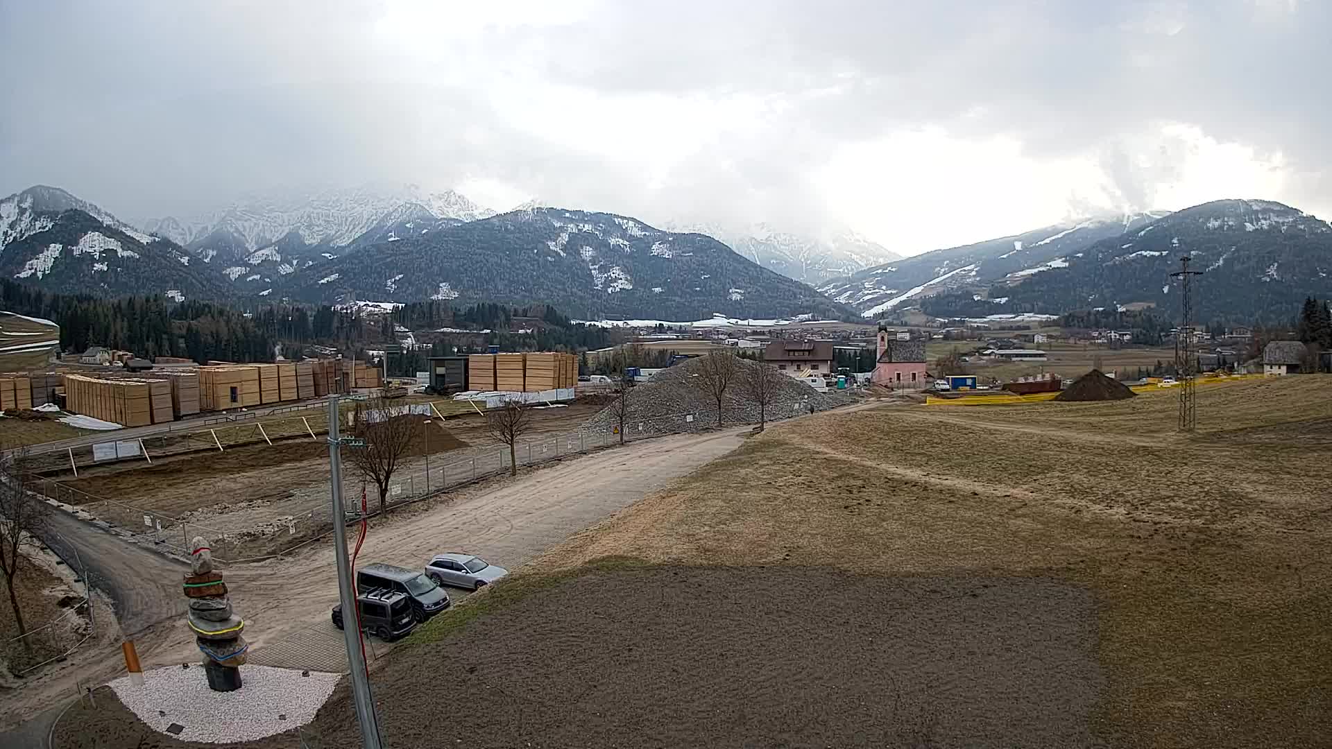 Webcam Rasun / Plan de Corones – Vista live dalla Valle di Anterselva